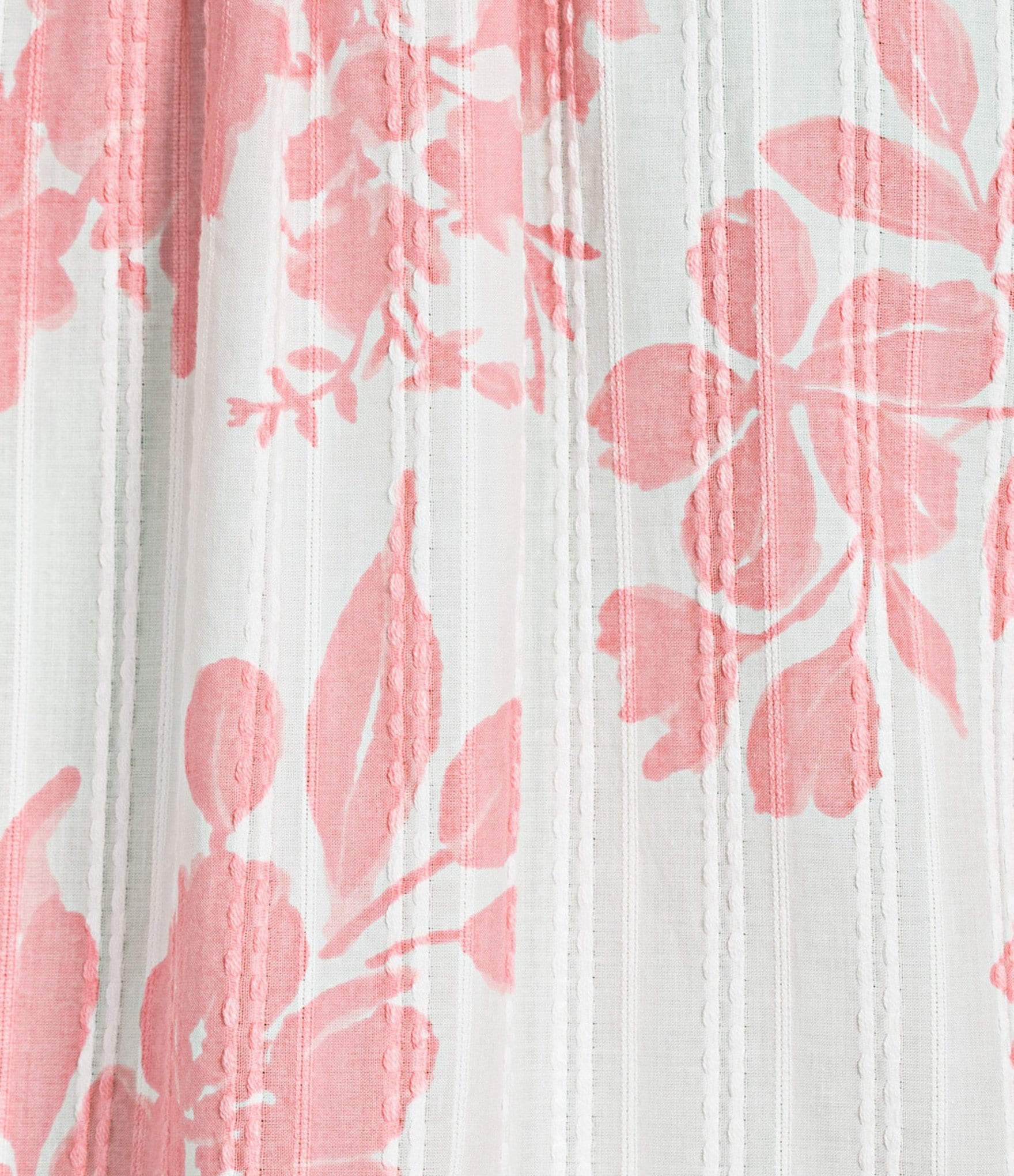 Ali Miles Plus Size Woven Leaf Print Split V-Neck 3/4 Sleeve Tunic