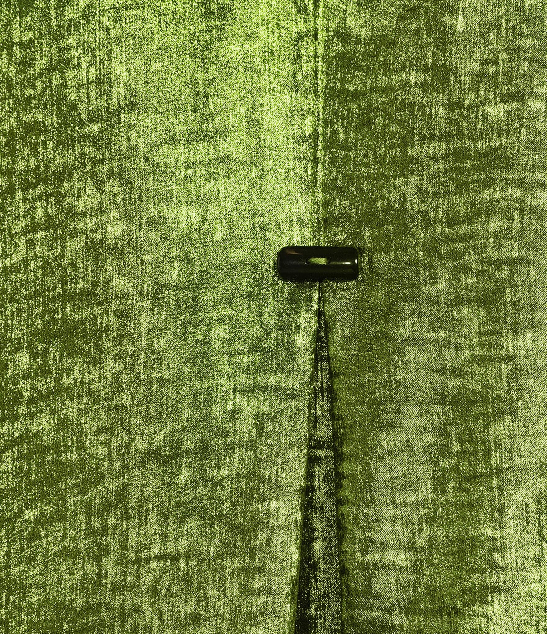 Ali Miles Shimmer Wire Collar 3/4 Sleeve Button Front Tunic