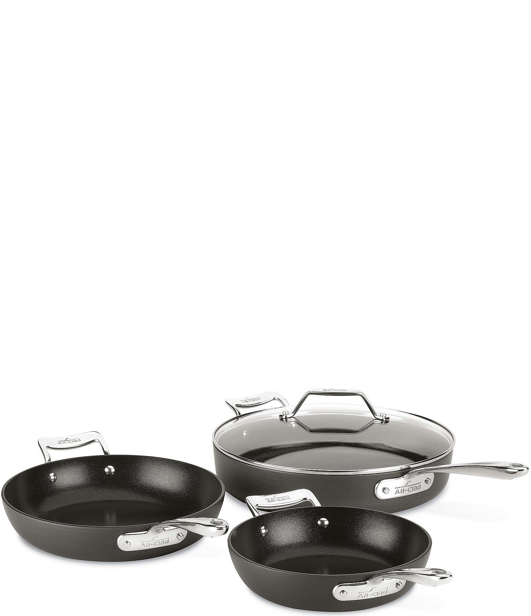 All-Clad Essentials Nonstick 2.5 sauce Pan and 8.5 Inch Fry set 