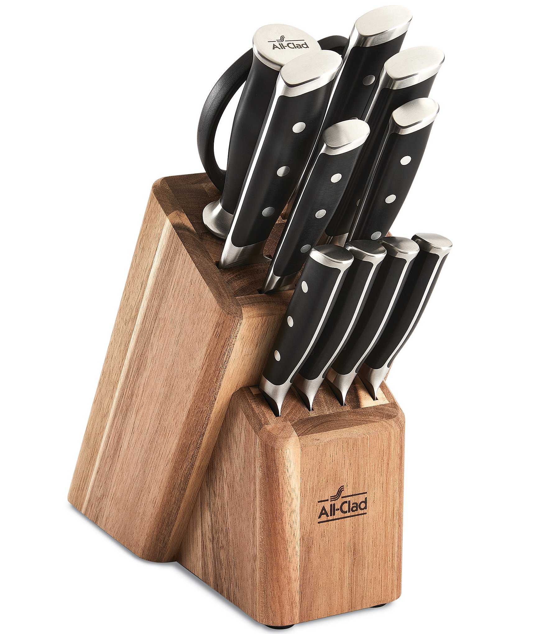 Schmidt Brothers Zebra Wood 13 Piece Knife Set High-Carbon