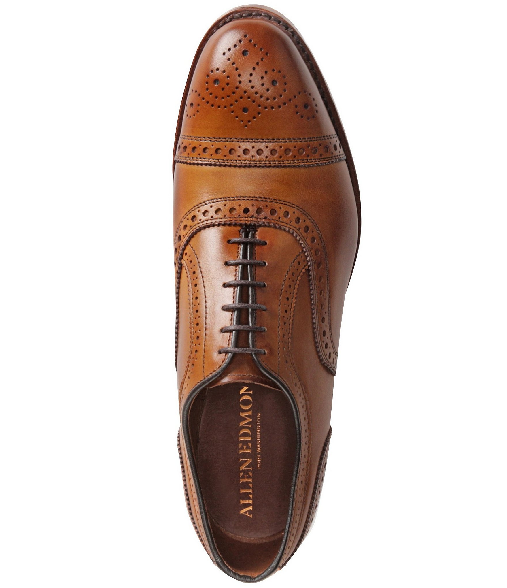 Allen-Edmonds Strand Cap-Toe Leather Dress Oxfords