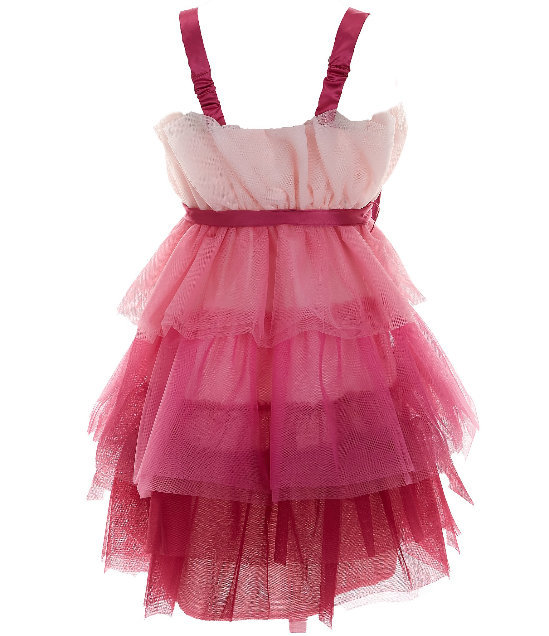 Allison & Kelly Big Girls 7-16 Ombre Ruffle Tulle Dress