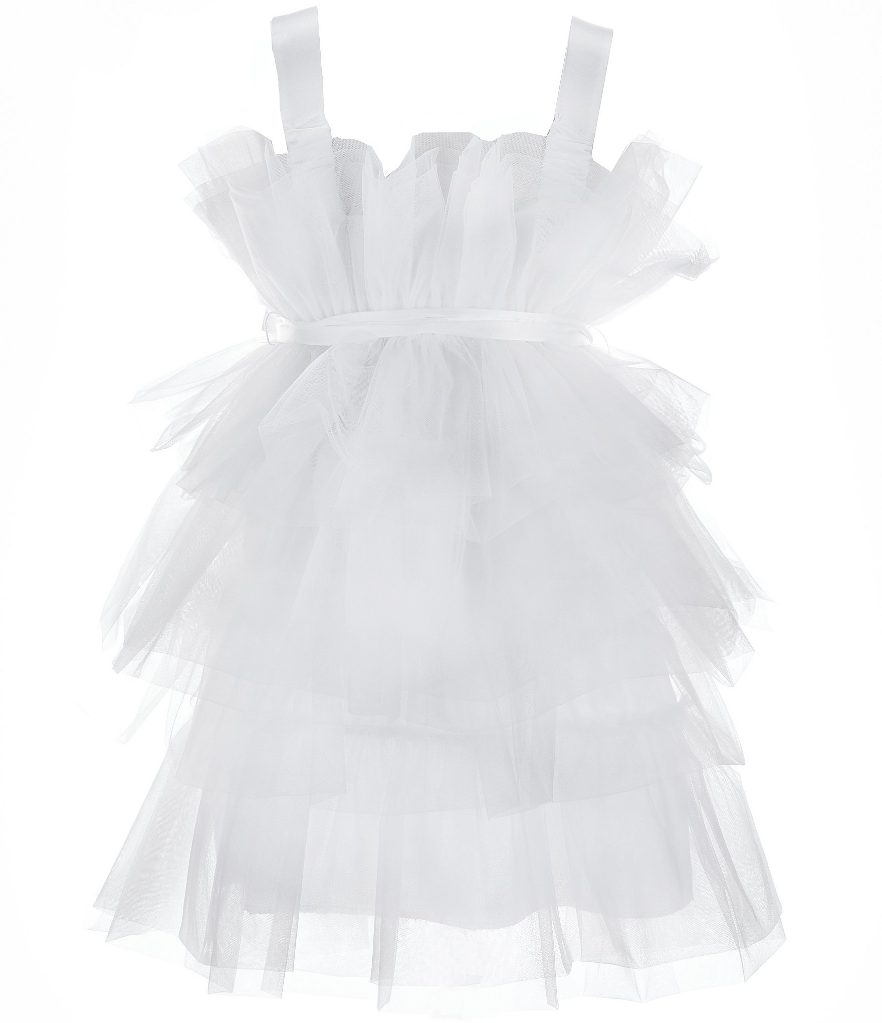 Allison & Kelly Big Girls 7-16 Sleeveless Tulle Fit-And-Flare Dress