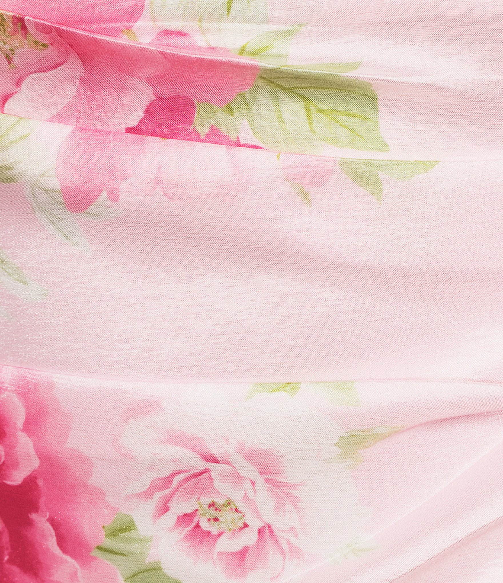 Allison & Kelly Floral Printed Strapless Bow Back Dress