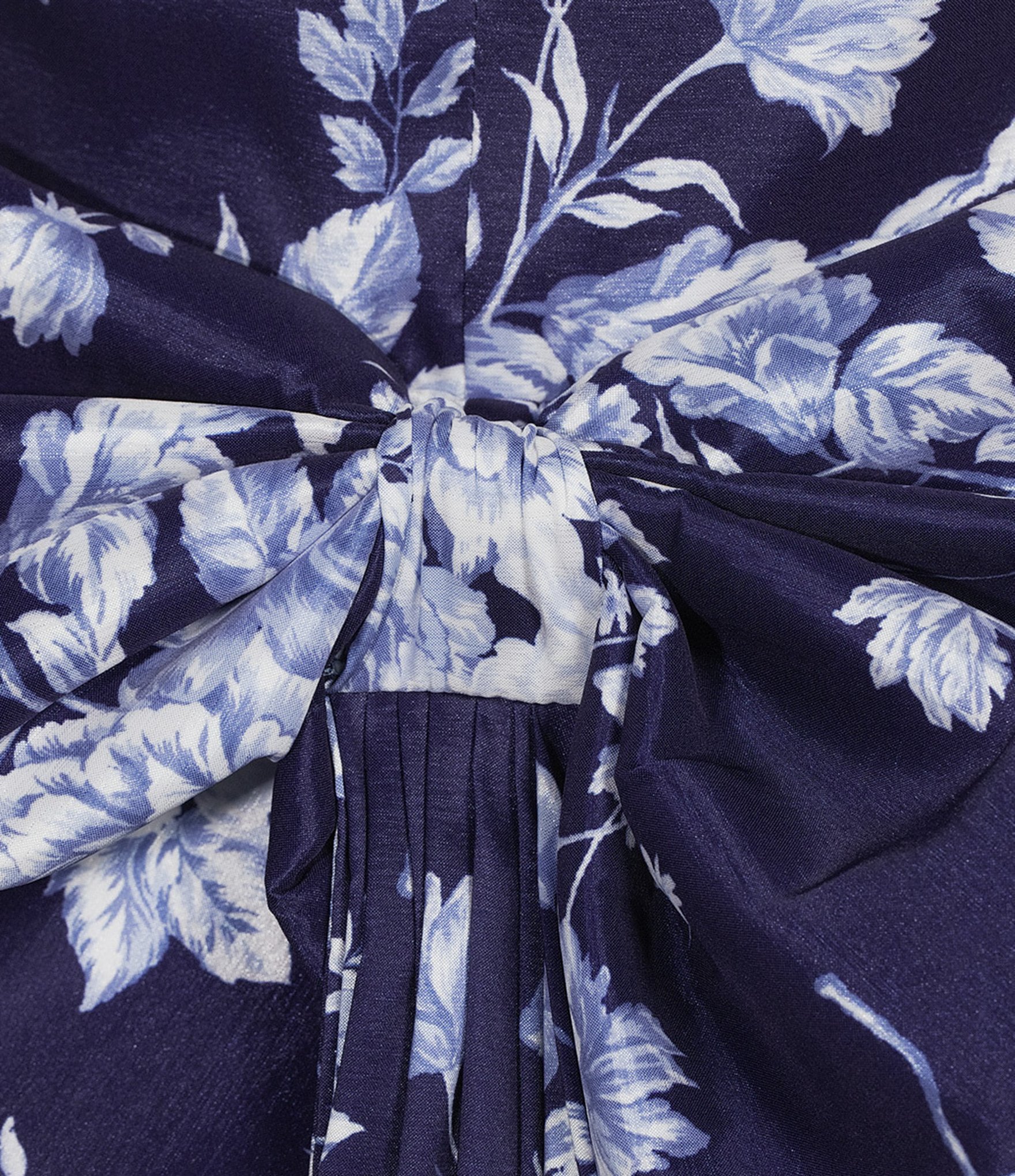 Allison & Kelly Floral Printed Strapless Bow Back Dress