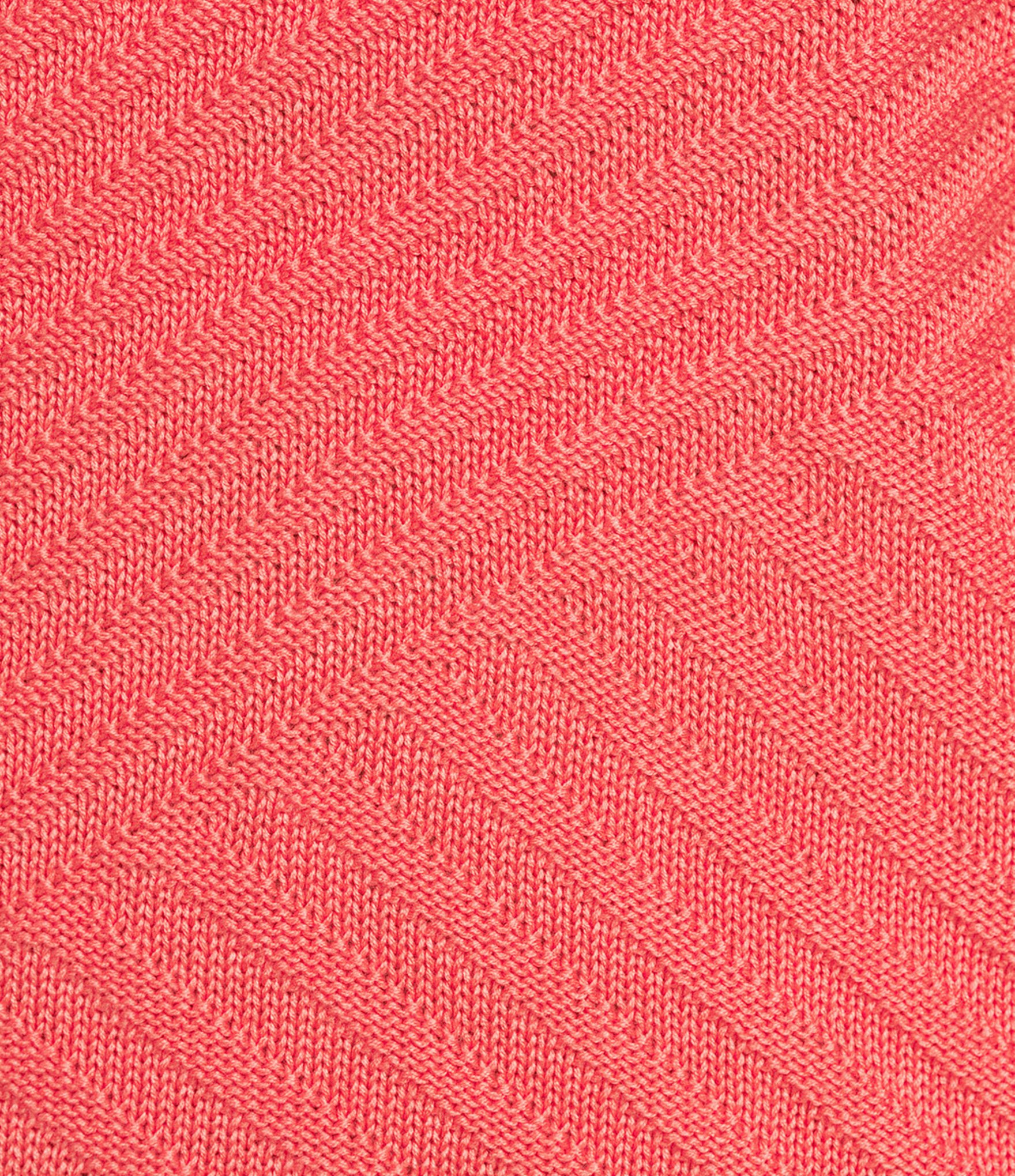 Allison Daley 3/4 Sleeve Crew Neck Curve Hem Diagonal Rib Front Sweater