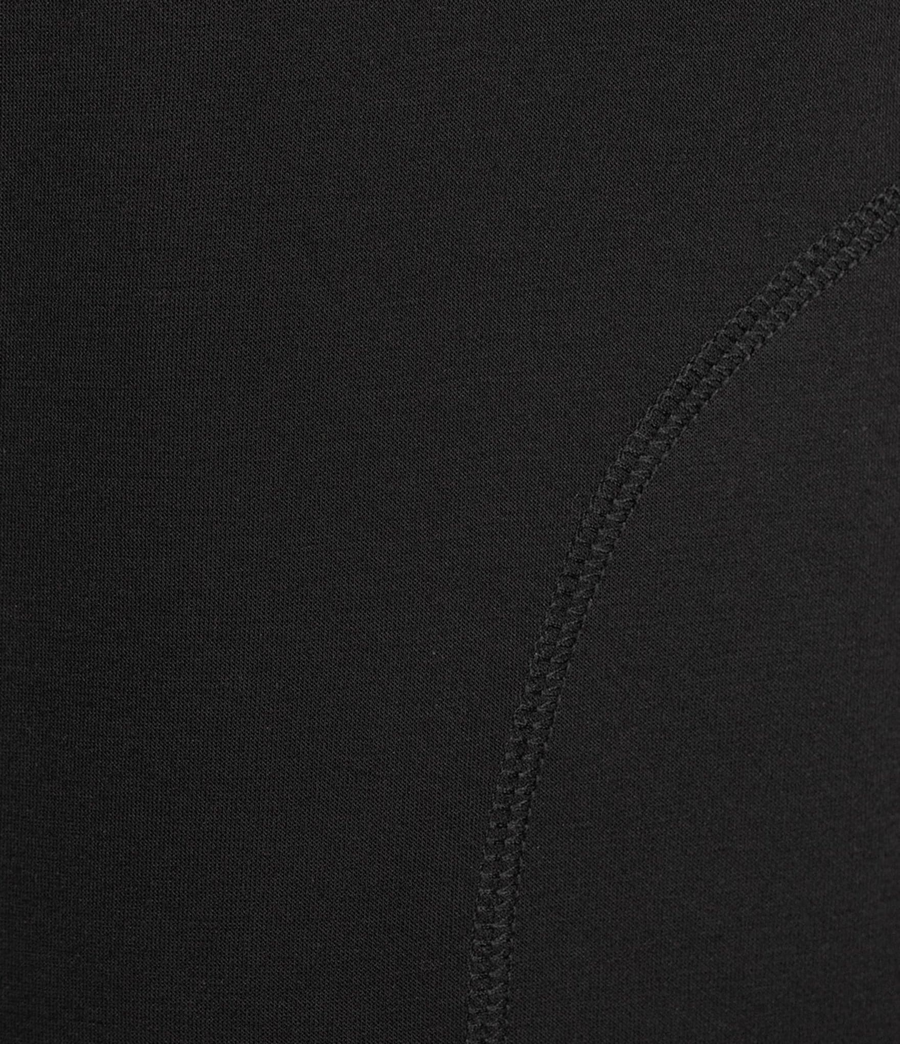 Allison Daley 3/4 Sleeve Crew Neck Drawstring Hem Scuba Knit Top