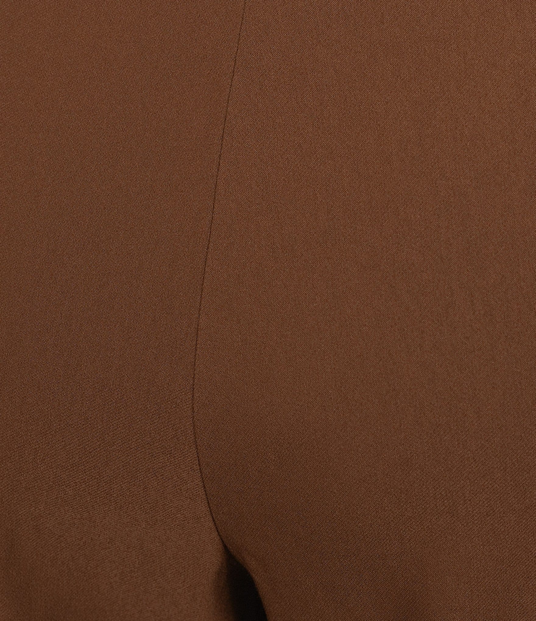 Allison Daley Brown Tiramisu Stretch Pull On Straight Leg Pants
