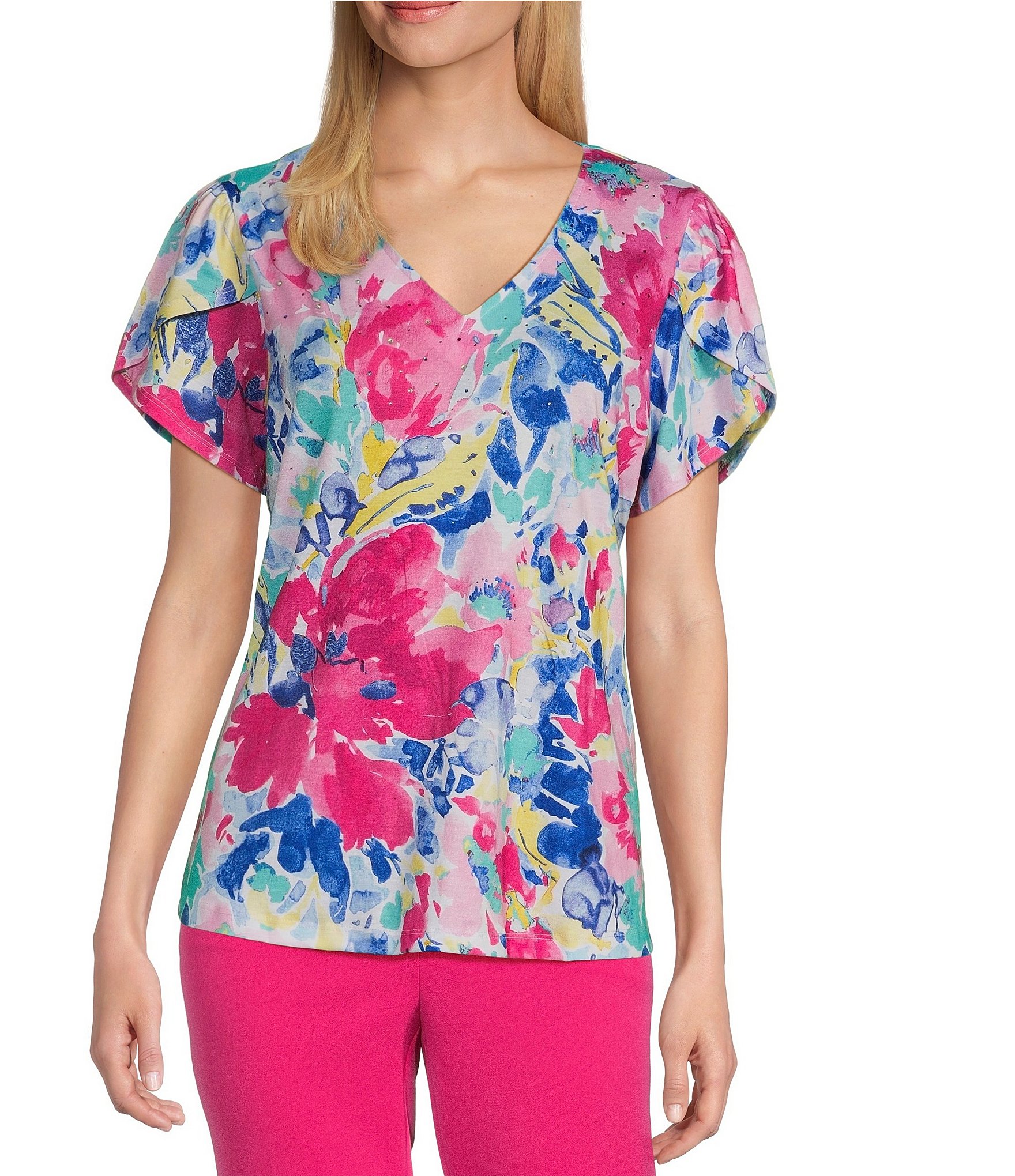 stone embellished: Women's Blouses & Dressy Tops | Dillard's