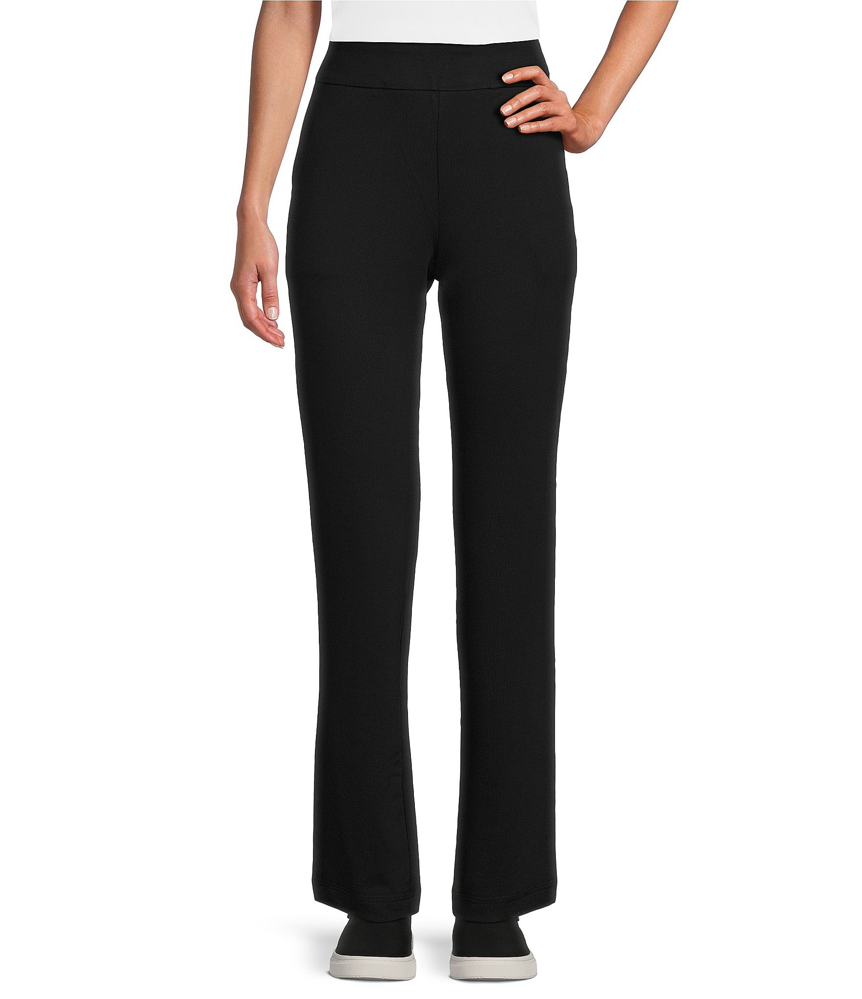 Allison Daley Petite Size Coordinating Straight Leg Pull-On Pant ...