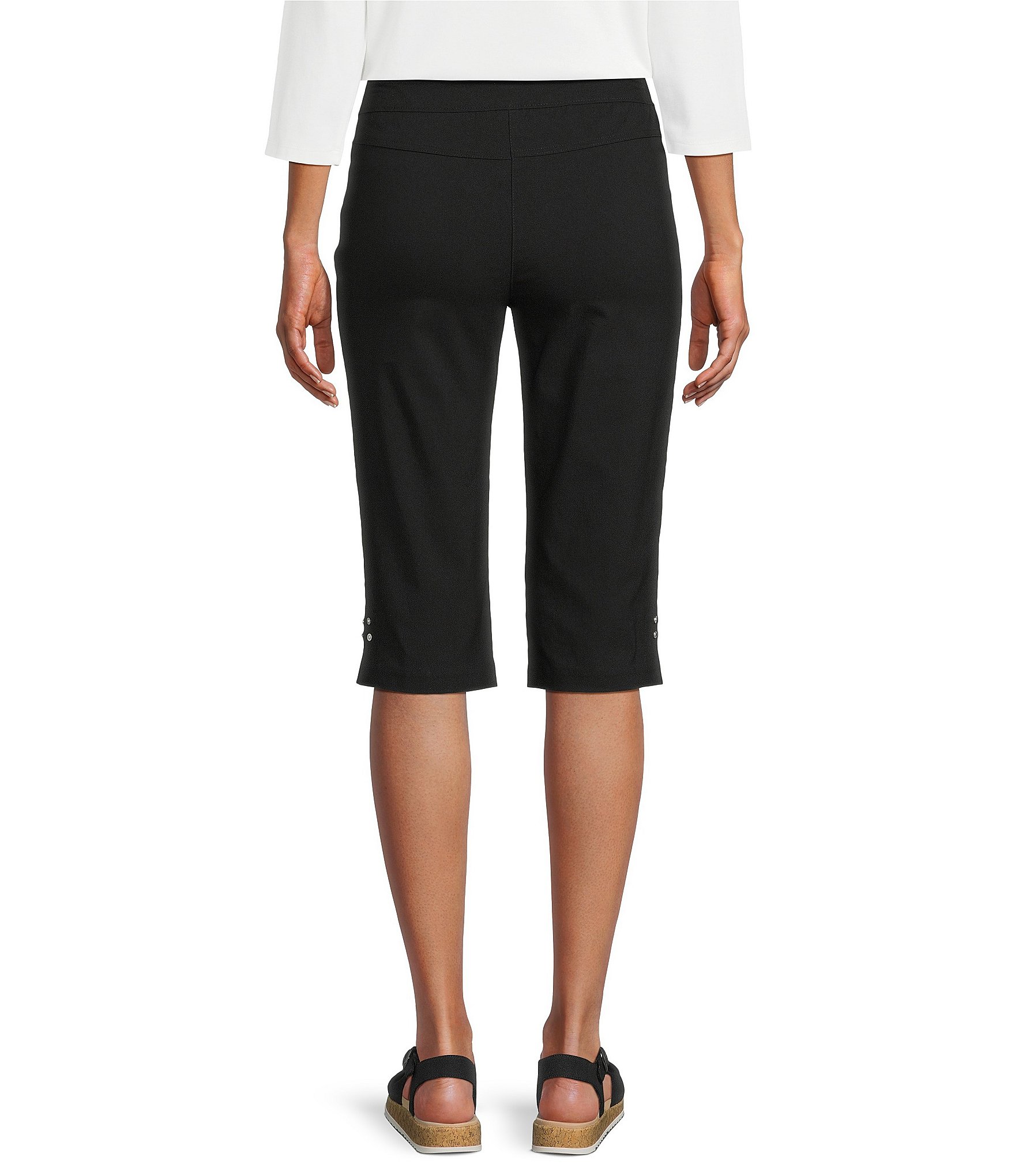 Allison Daley Petite Size Tech Stretch Pull-On Skimmer Pants