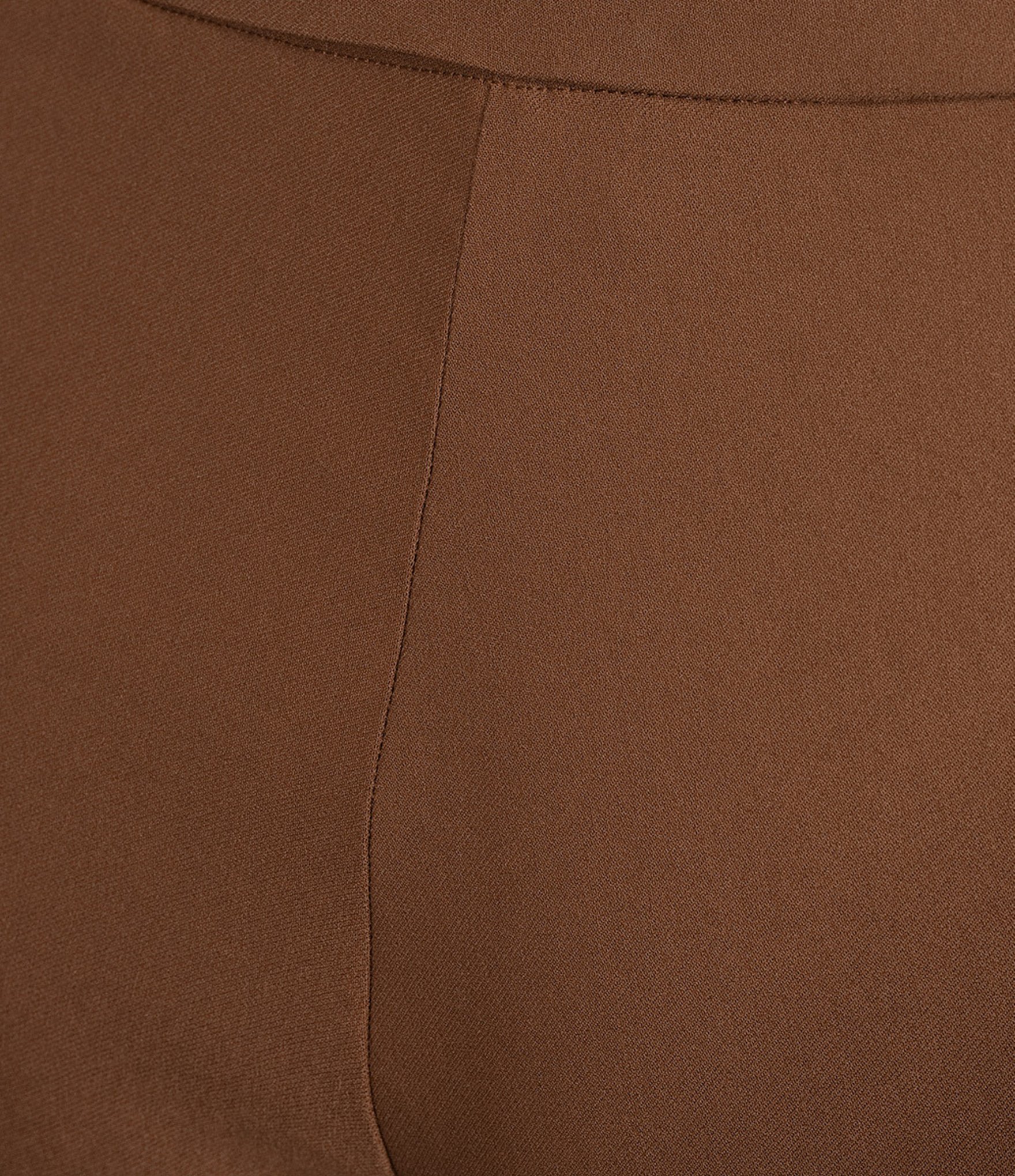 Allison Daley Plus Size Brown Tiramisu Stretch Pull On Straight Leg Pants