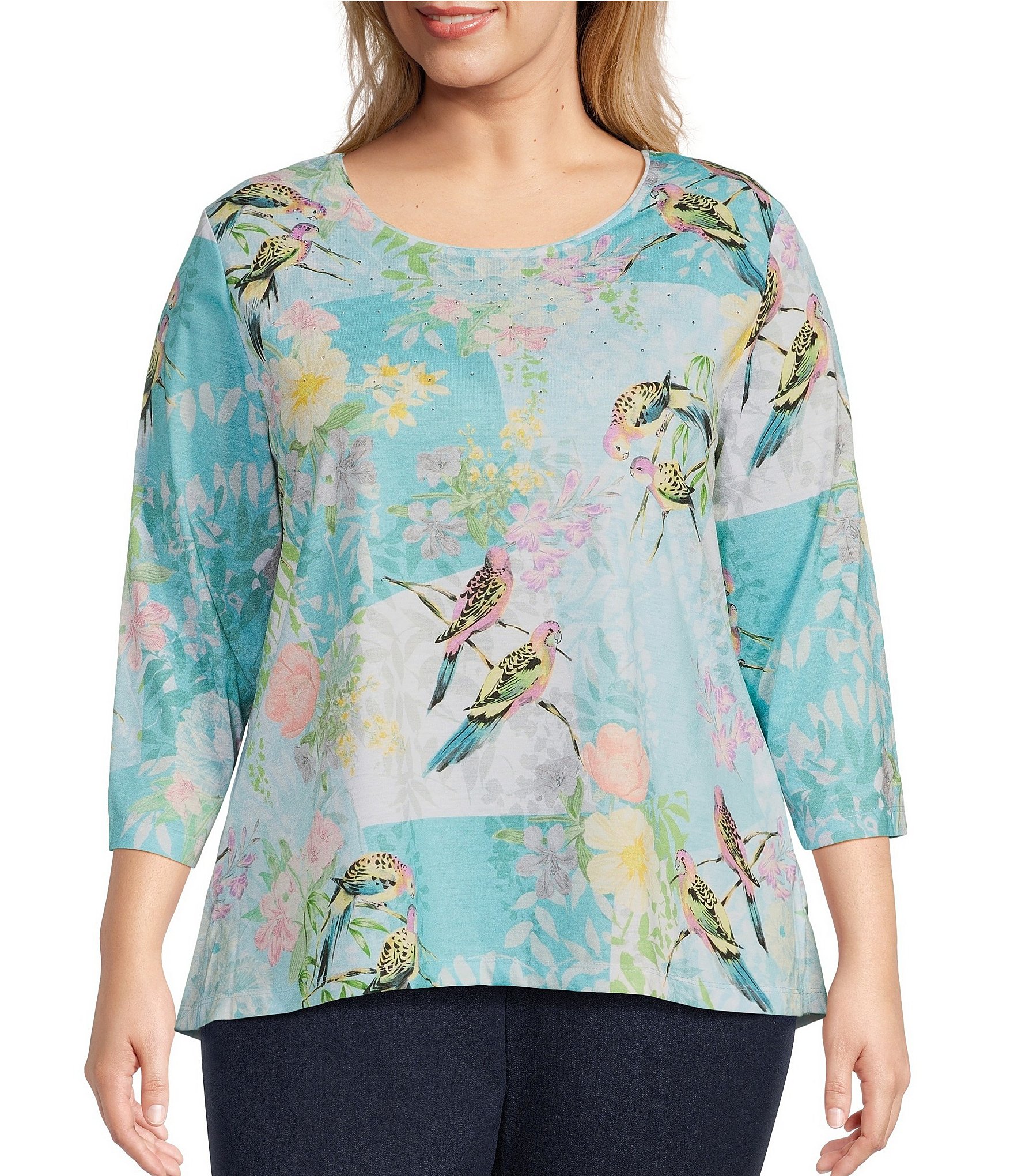 2X Women's Plus-Size Tops & Blouses