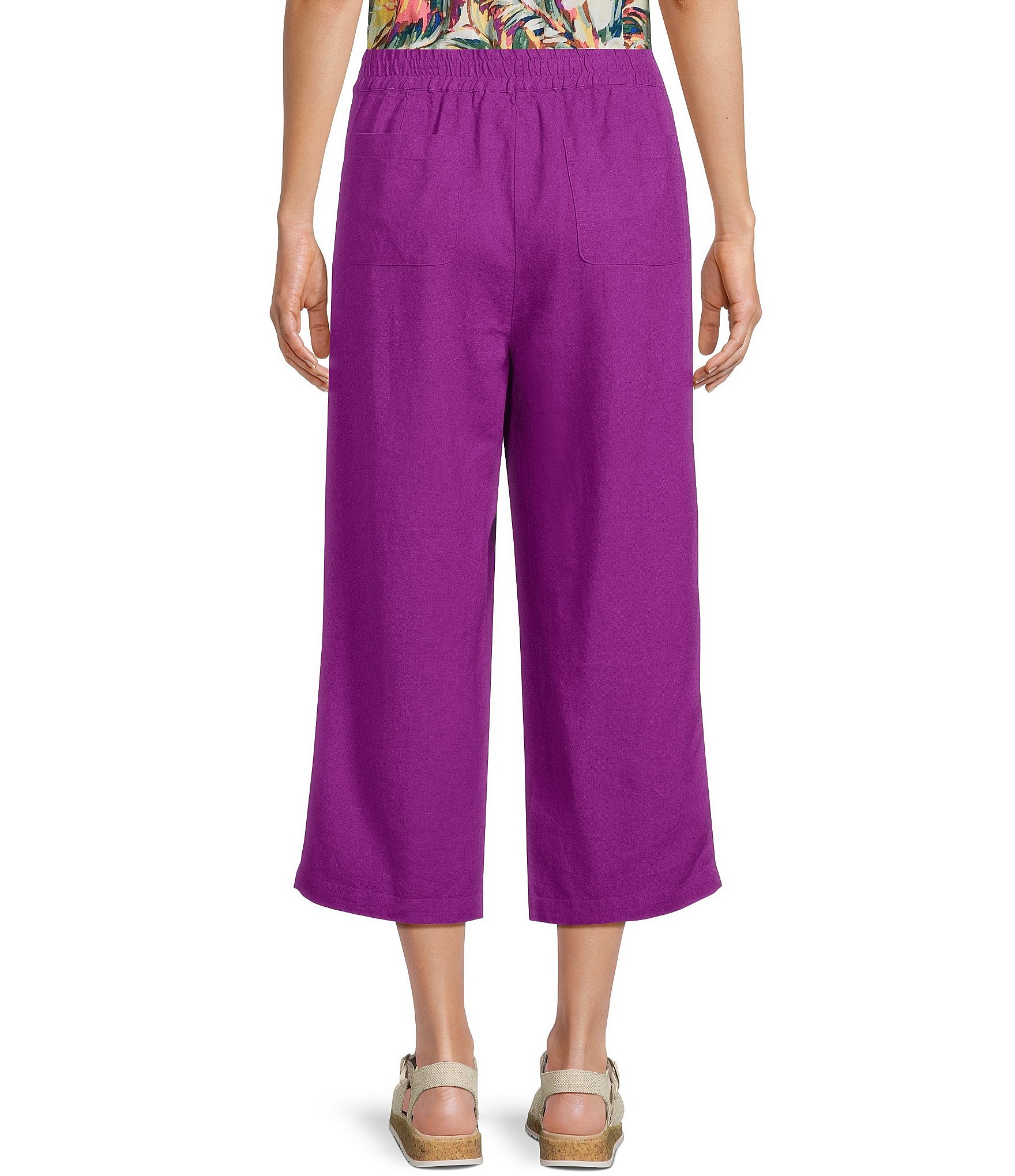 Allison Daley Pull-On Soft Crop Pants