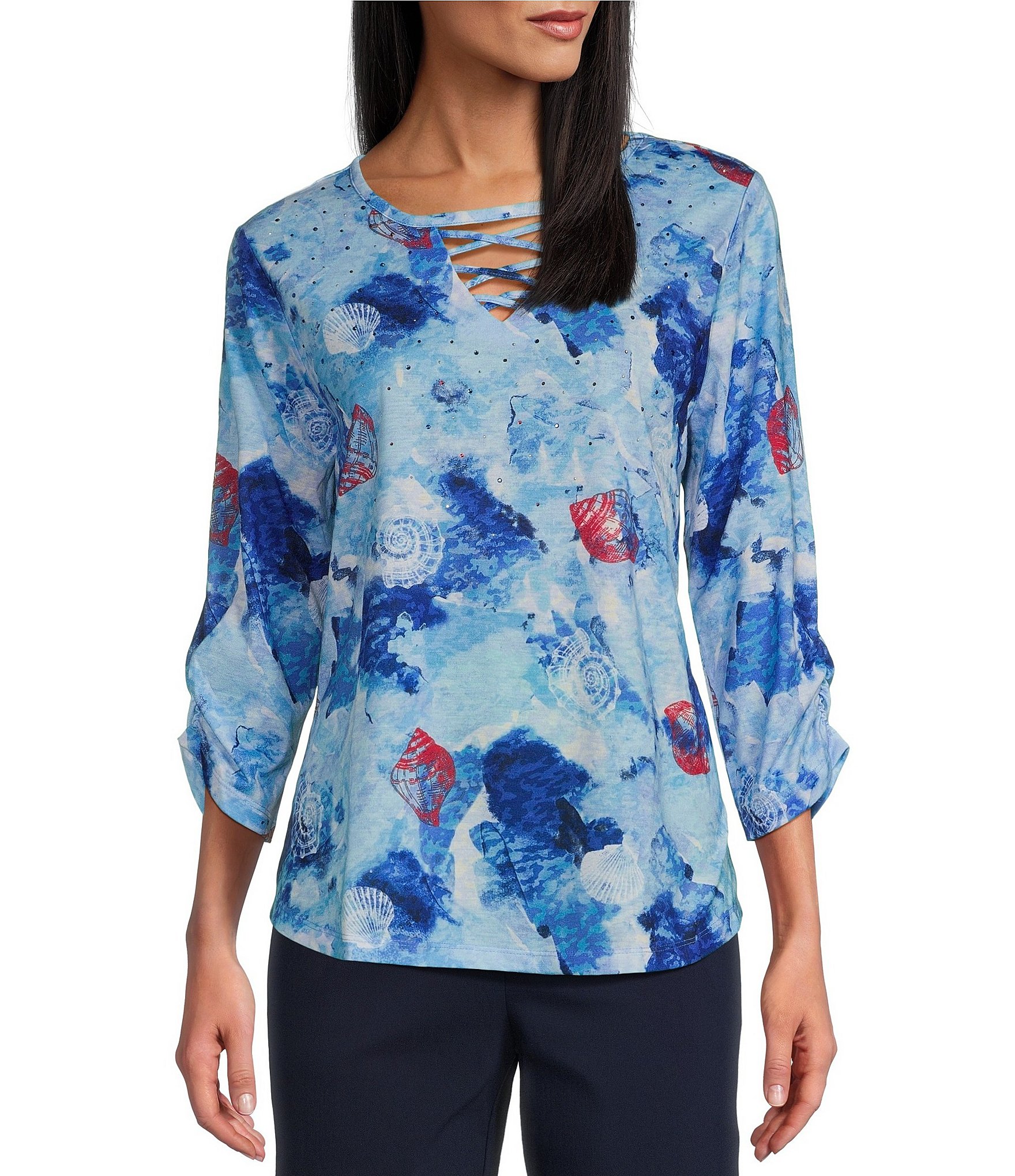 ANDMARY】Alison frill tops