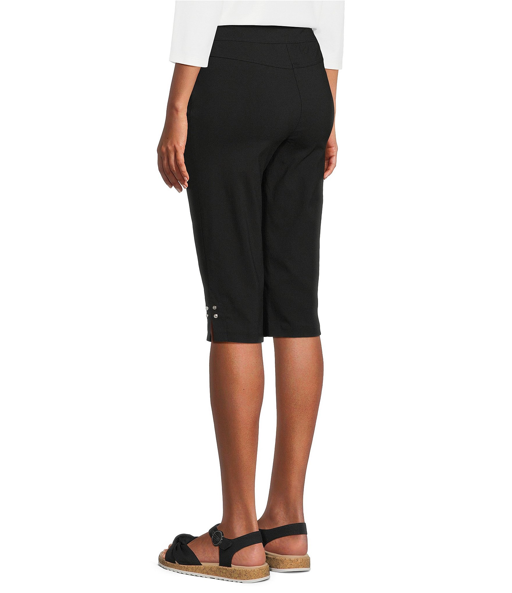 Allison Daley Tech Stretch Pull-On Skimmer Pants