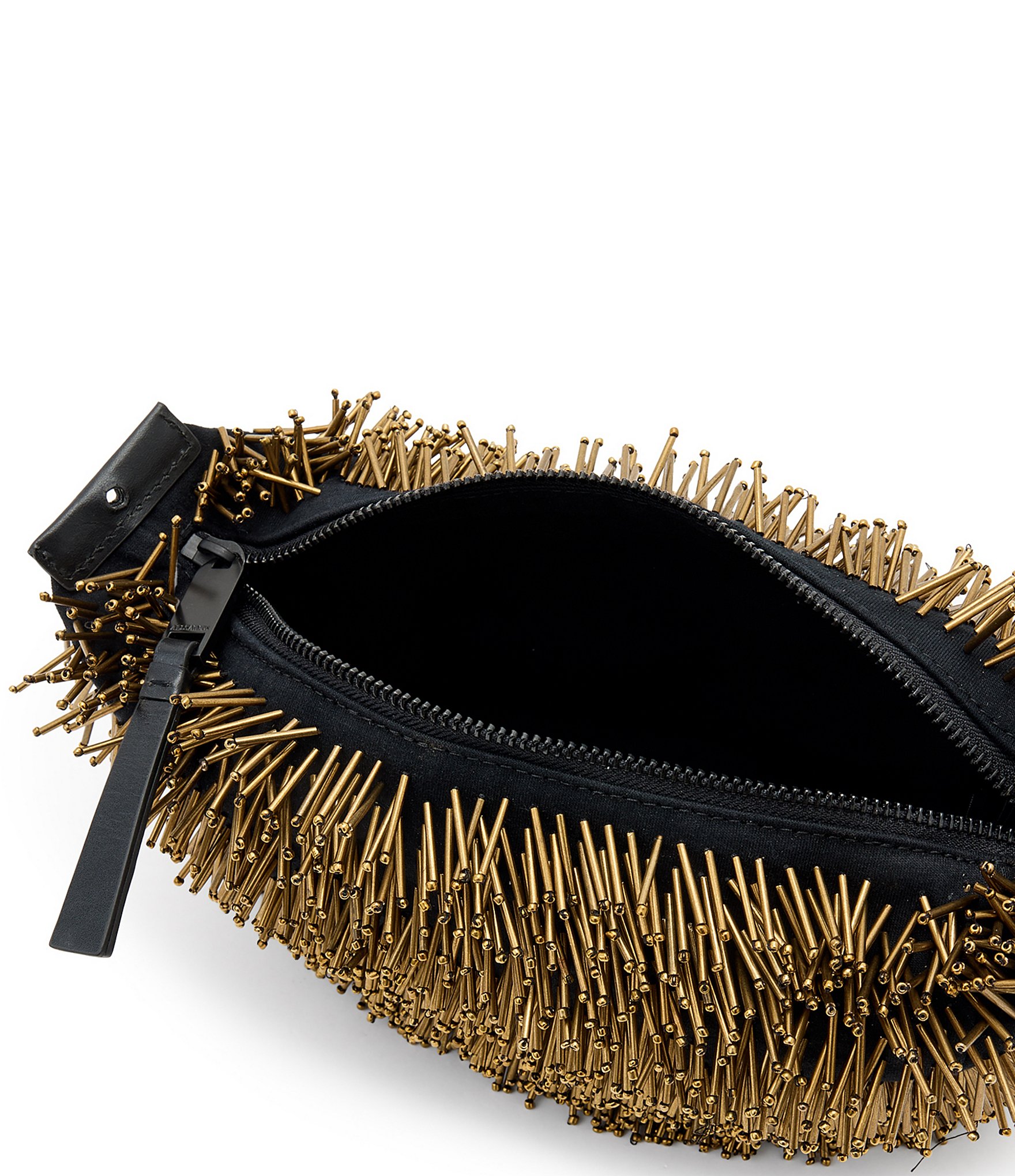 ALLSAINTS Madea Chain Beaded Clutch