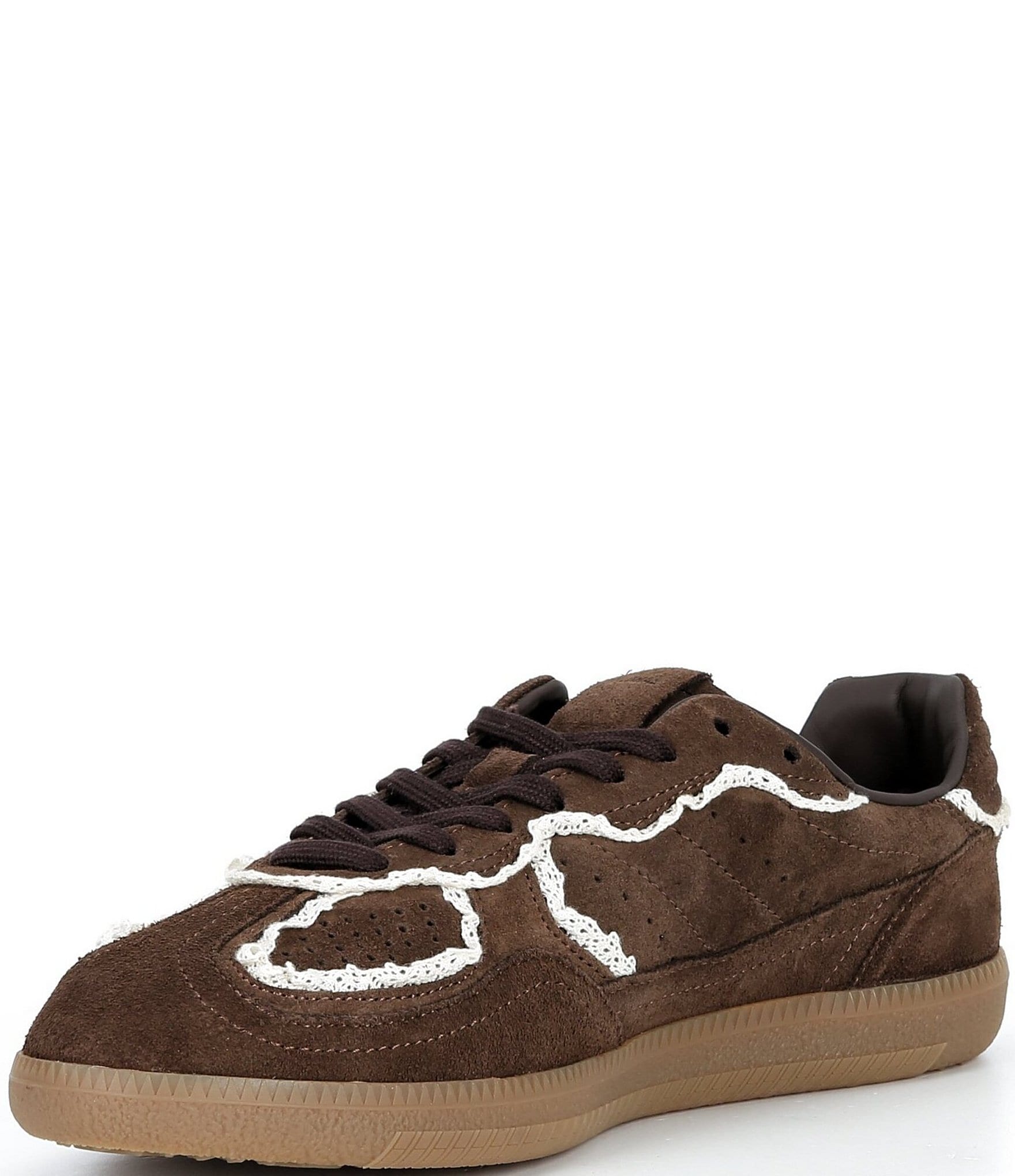 ALOHAS Tb.490 Crochet Chocolate Leather Sneakers