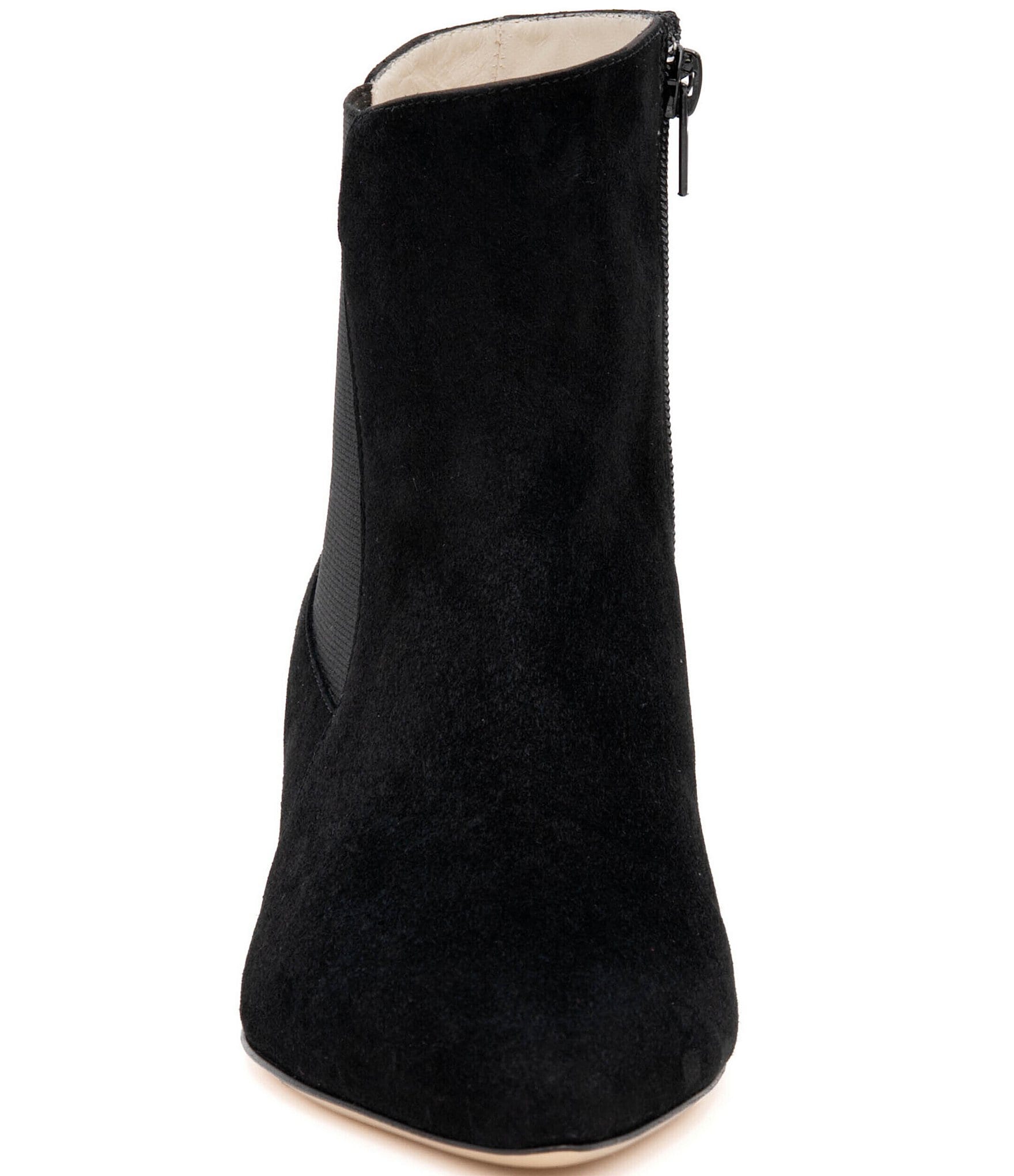 Amalfi Anubi Nubuck Suede Kitten Heel Chelsea Dress Booties