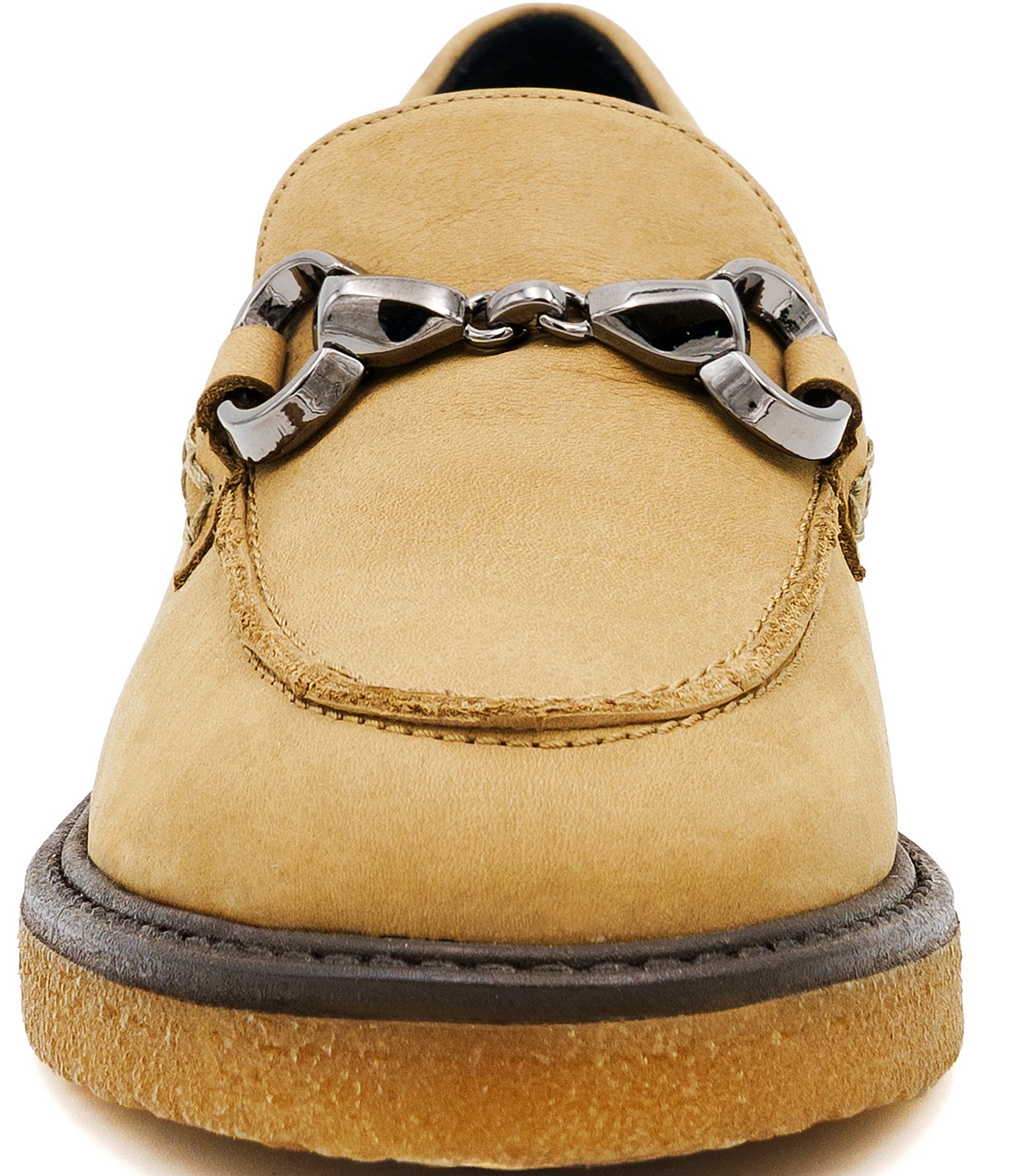 Amalfi Balzello Suede Bit Buckle Loafers