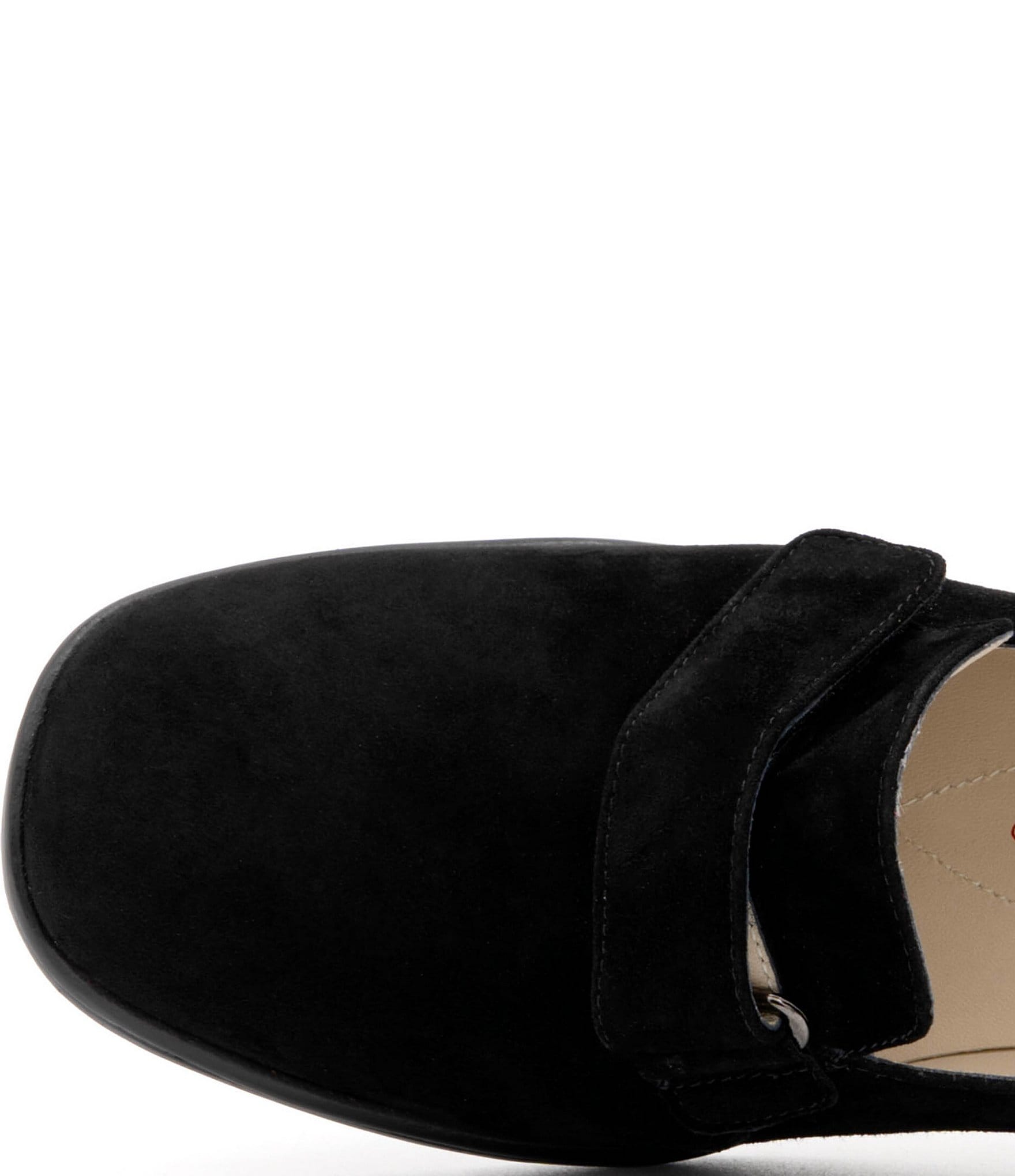 Amalfi Balzo Nubuck Suede Monk Strap Pumps