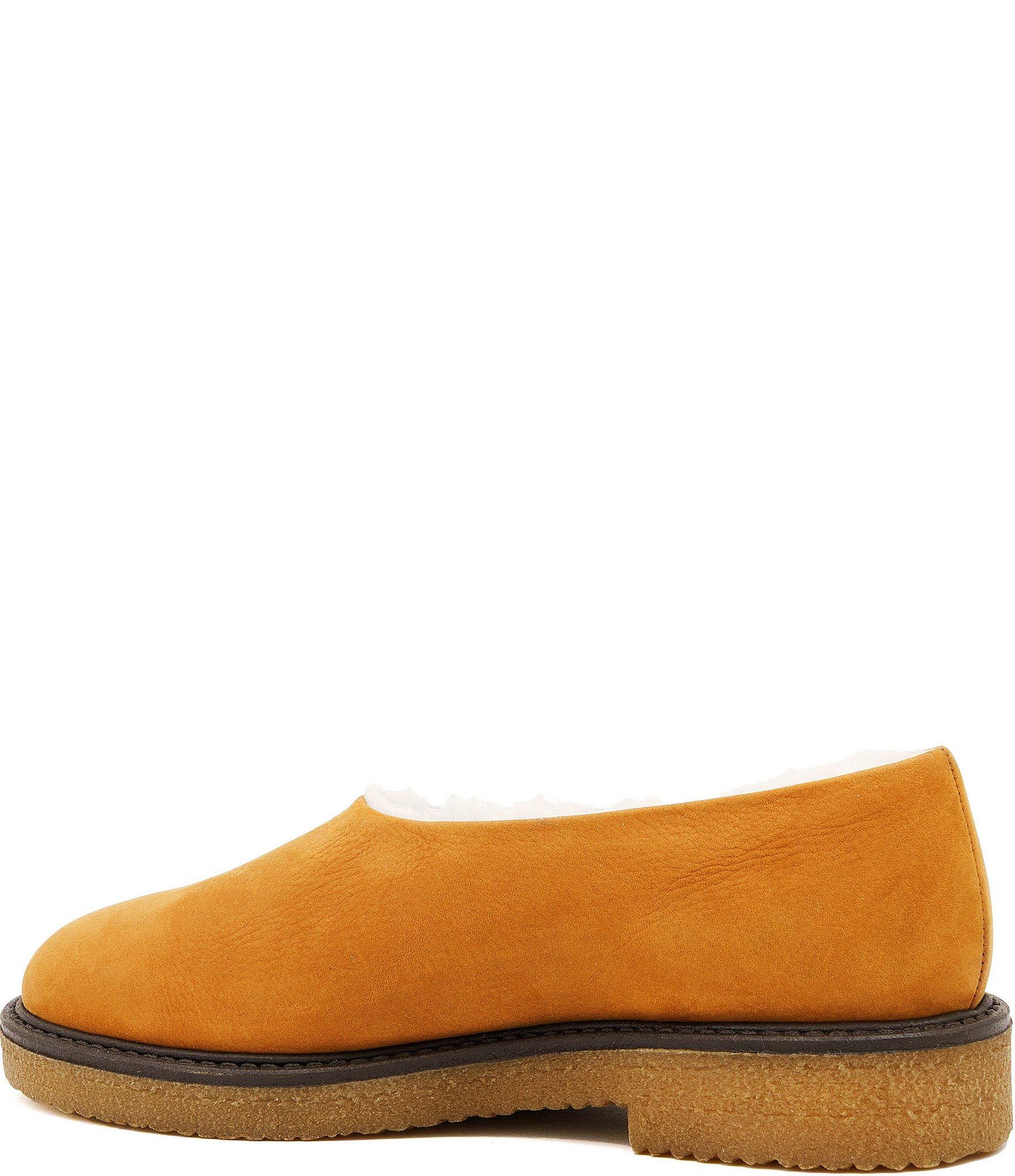 Amalfi Baviera Nubuck Suede Warm Lined Crepe Sole Slip Ons