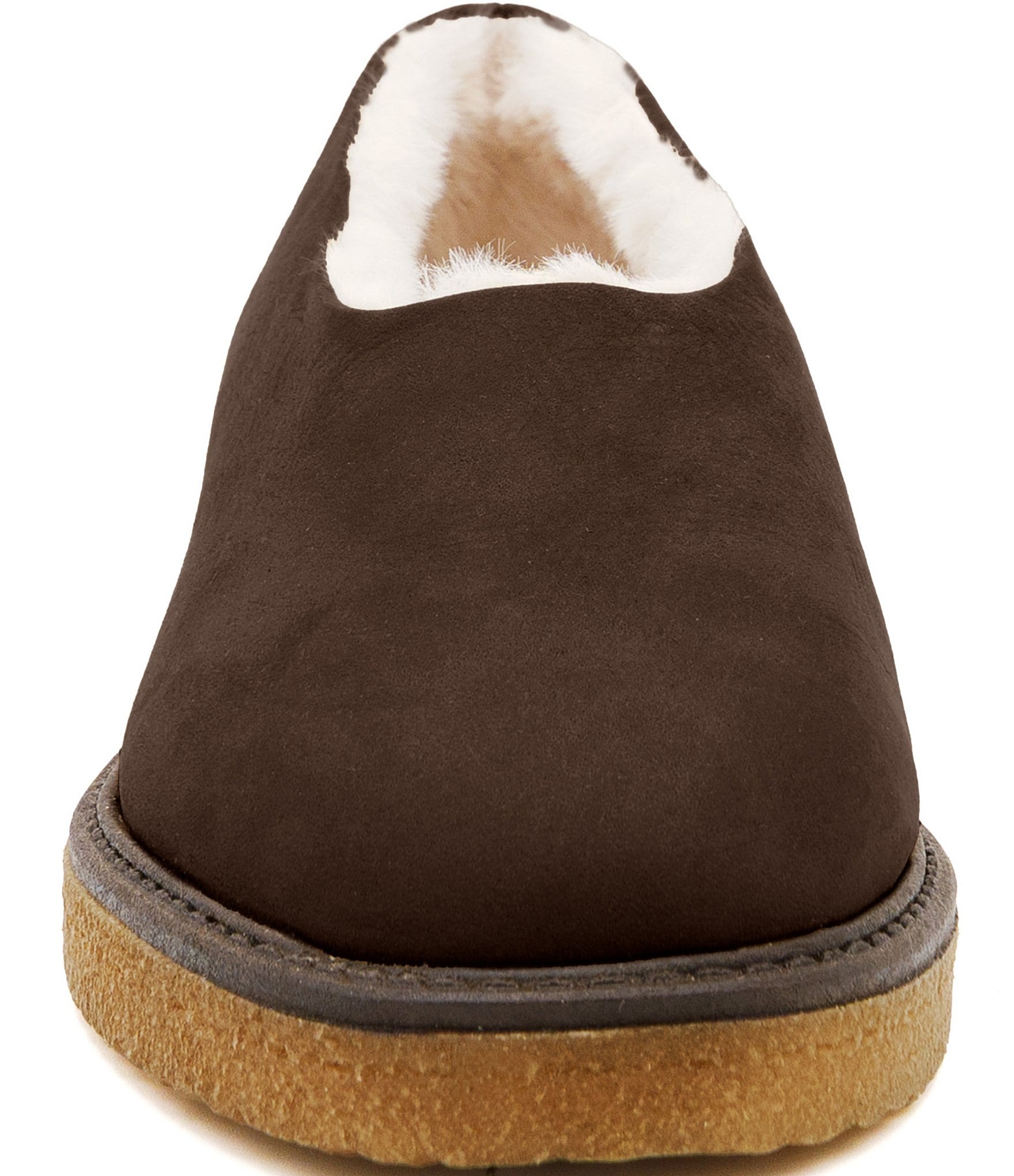 Amalfi Baviera Nubuck Suede Warm Lined Crepe Sole Slip Ons