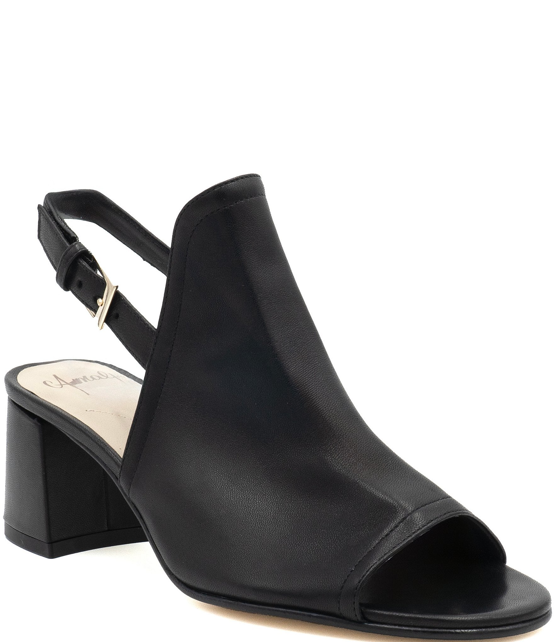 Amalfi Eboli Leather Slingback Sandals