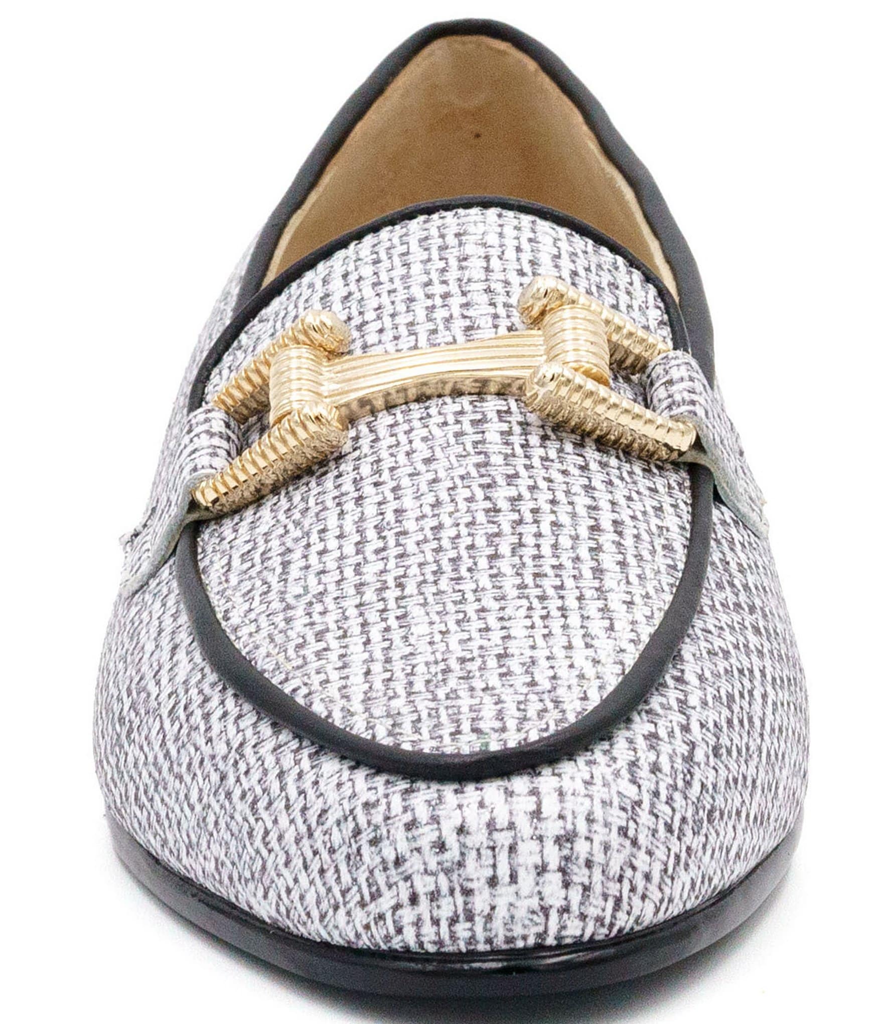 Amalfi Ode Leather Bit Buckle Detail Loafers