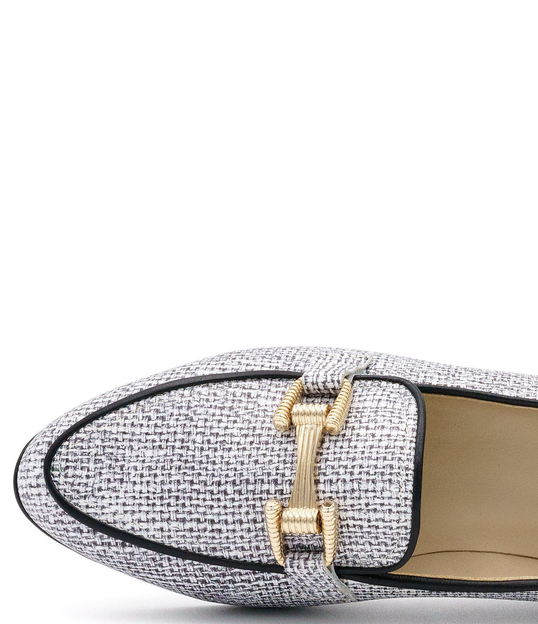 Amalfi Ode Leather Bit Buckle Detail Loafers