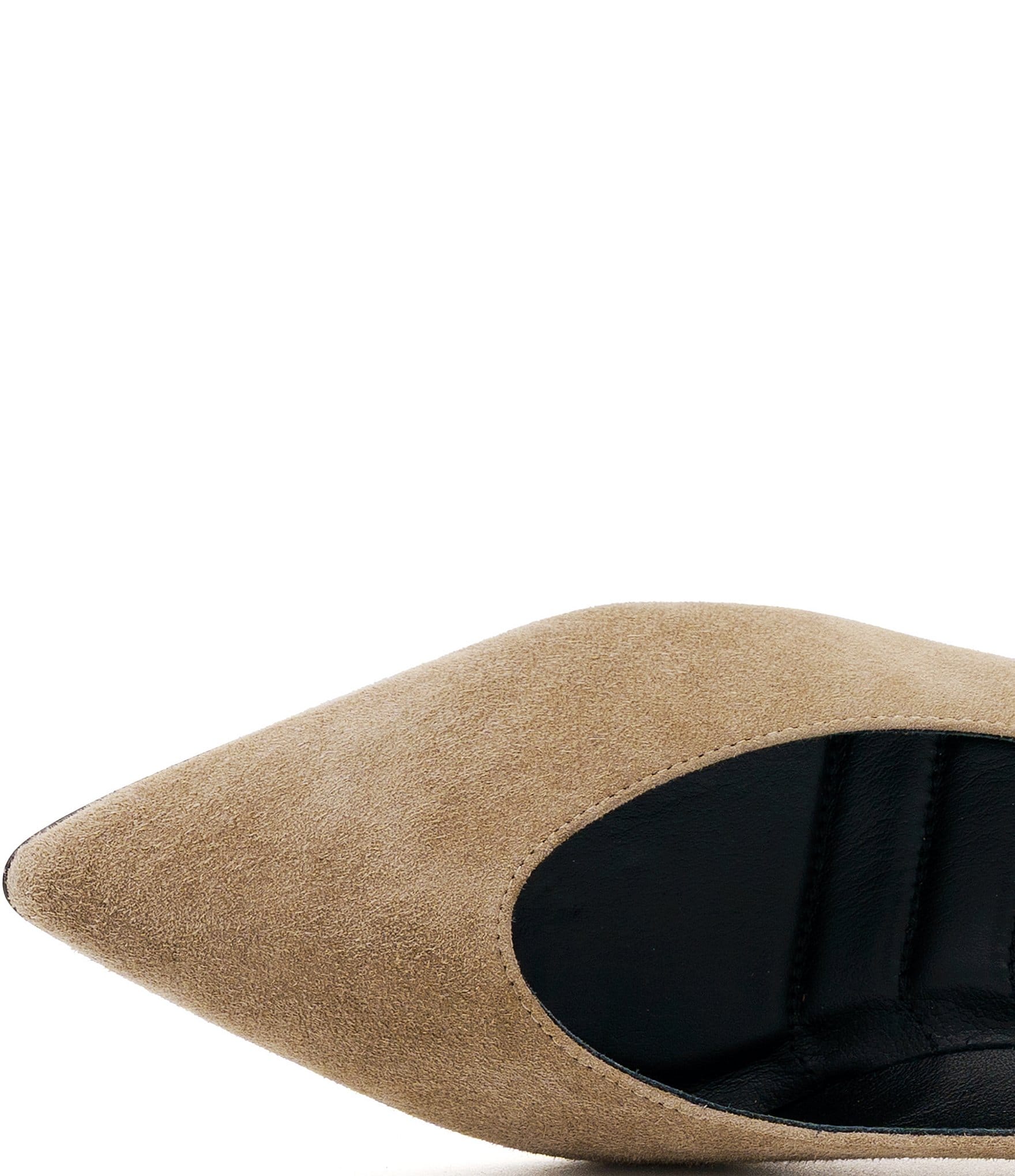 Amalfi Panorama Suede Pointed Toe Block Heel Pumps