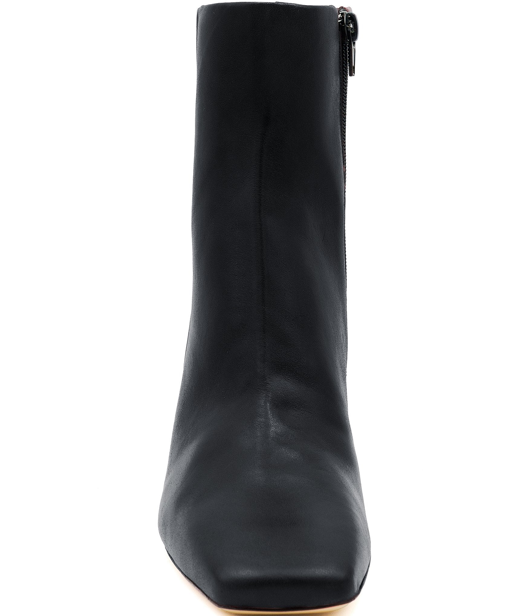 Amalfi Sfida Leather Square Toe Booties