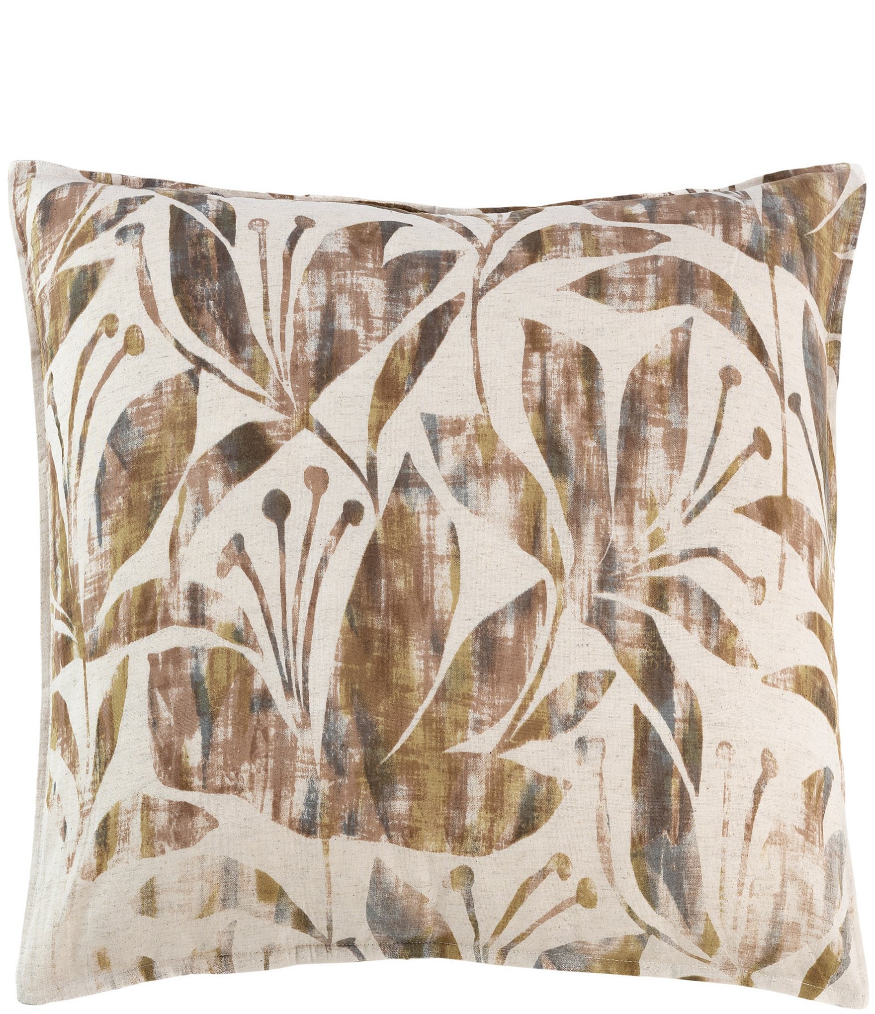Amity Home Frida Distressed Botanical Print Euro Sham