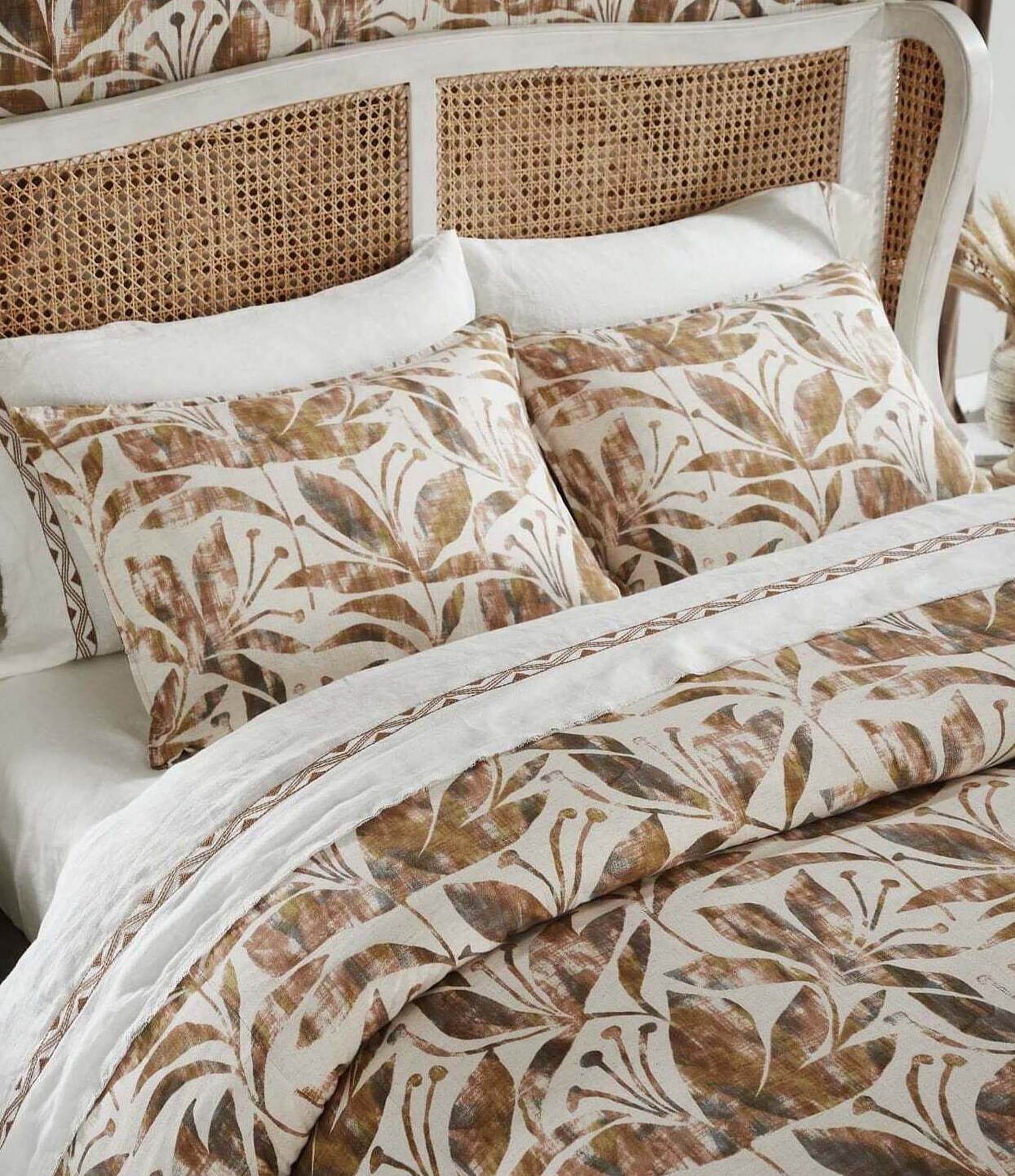 Amity Home Frida Distressed Botanical Print Euro Sham