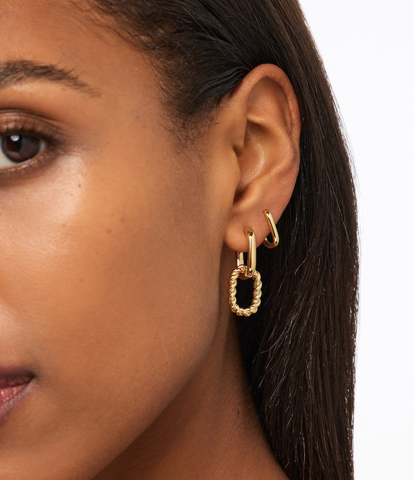 Ana Luisa Ash Double Hoop Earrings