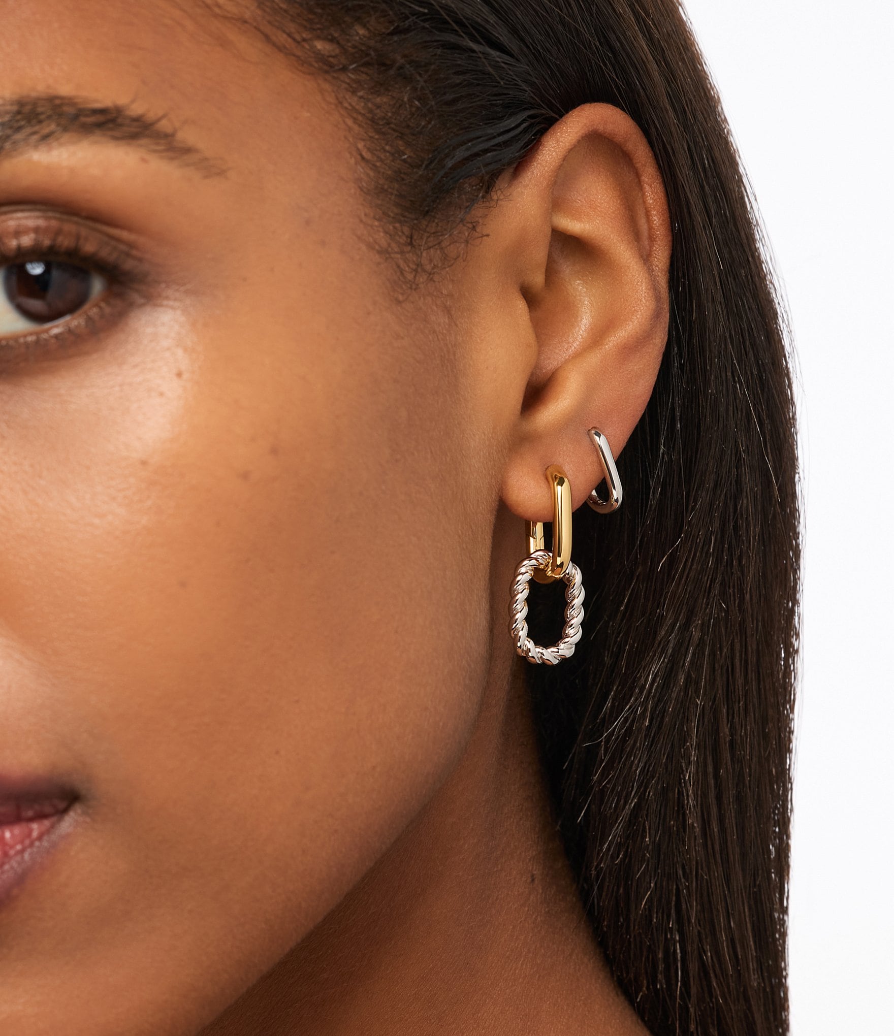 Ana Luisa Ash Double Hoop Earrings