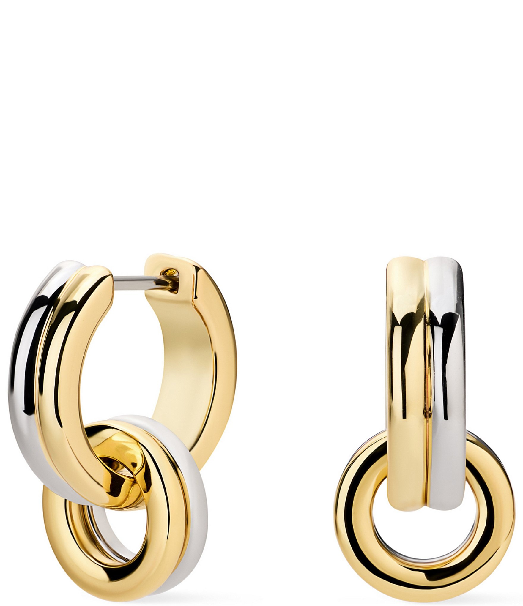 Ana Luisa Asher Two Tone Drop Earrings