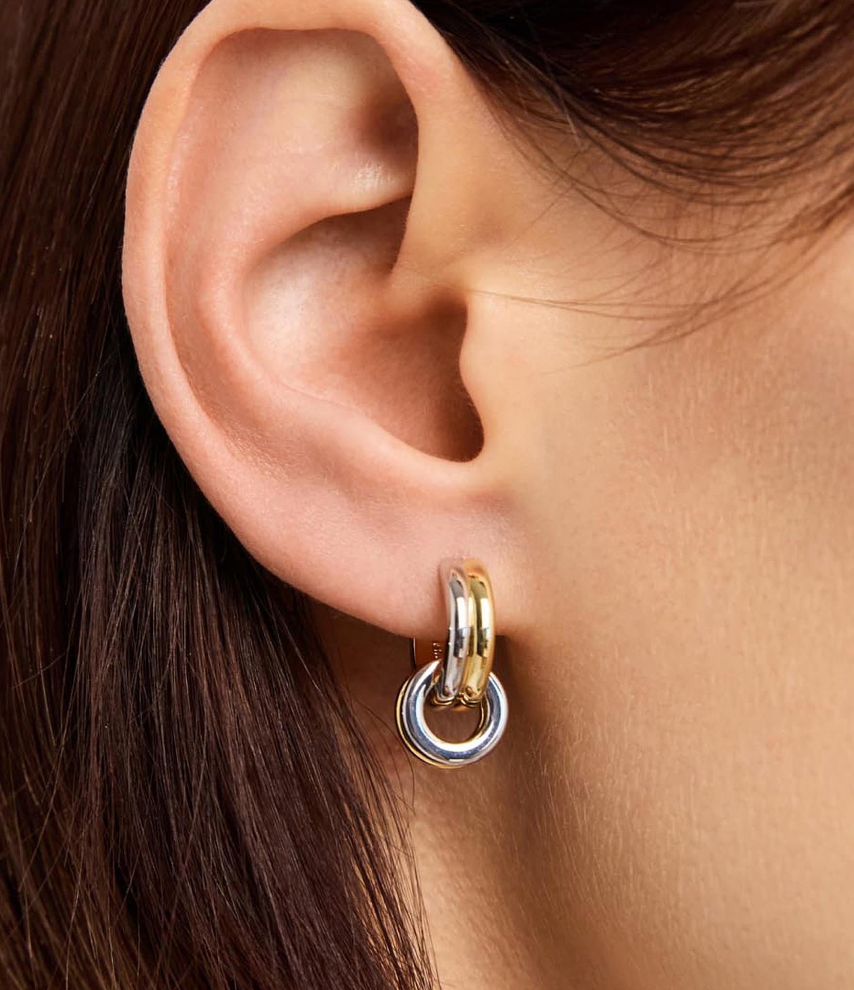 Ana Luisa Asher Two Tone Drop Earrings