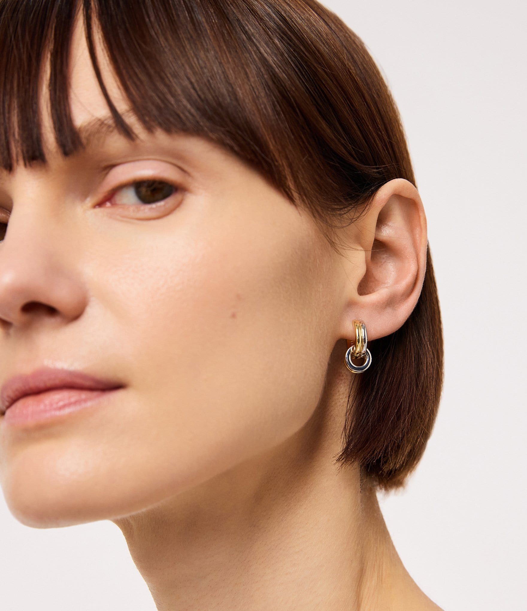 Ana Luisa Asher Two Tone Drop Earrings