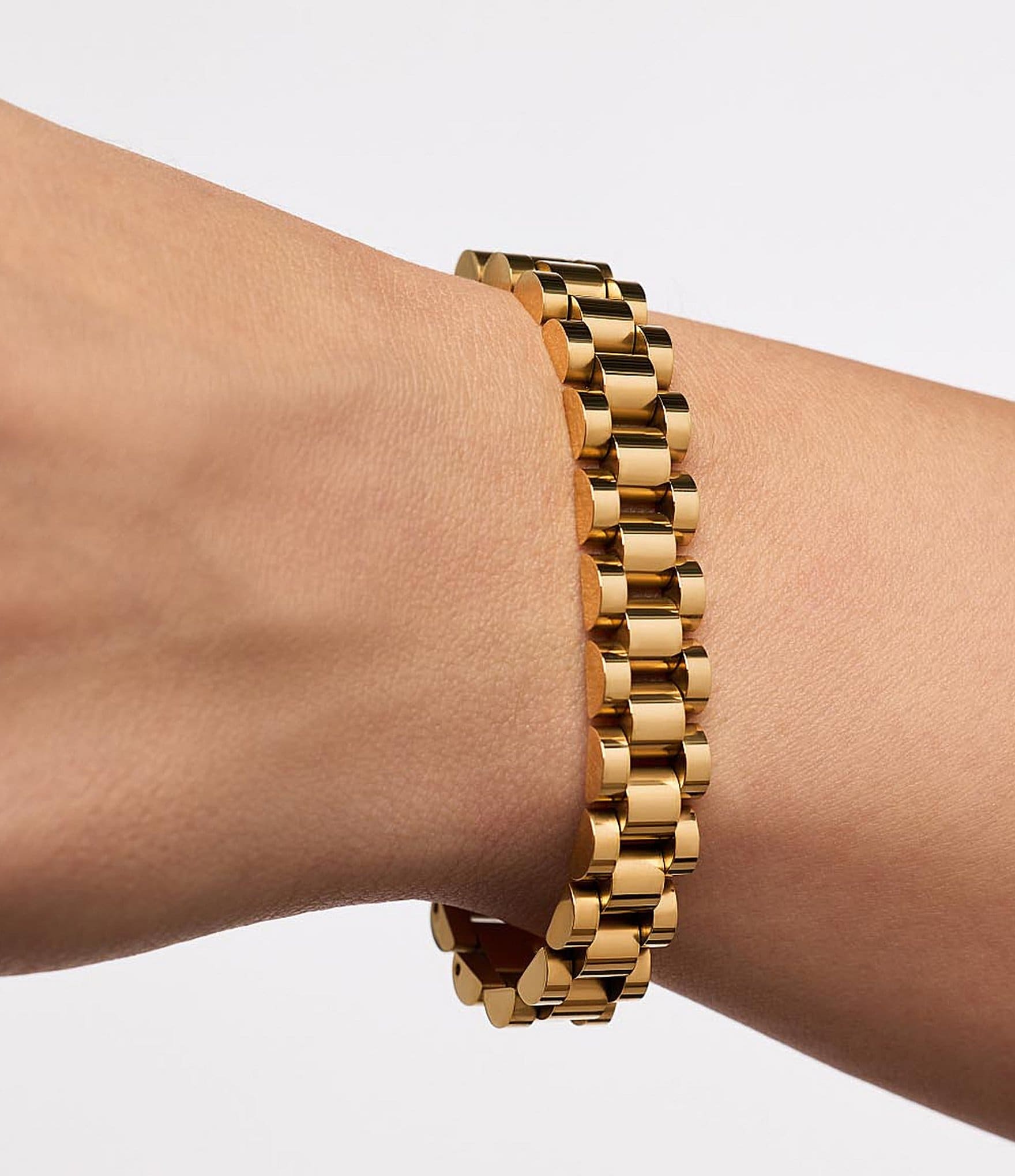 Ana Luisa Ora Watch Strap Link Line Bracelet