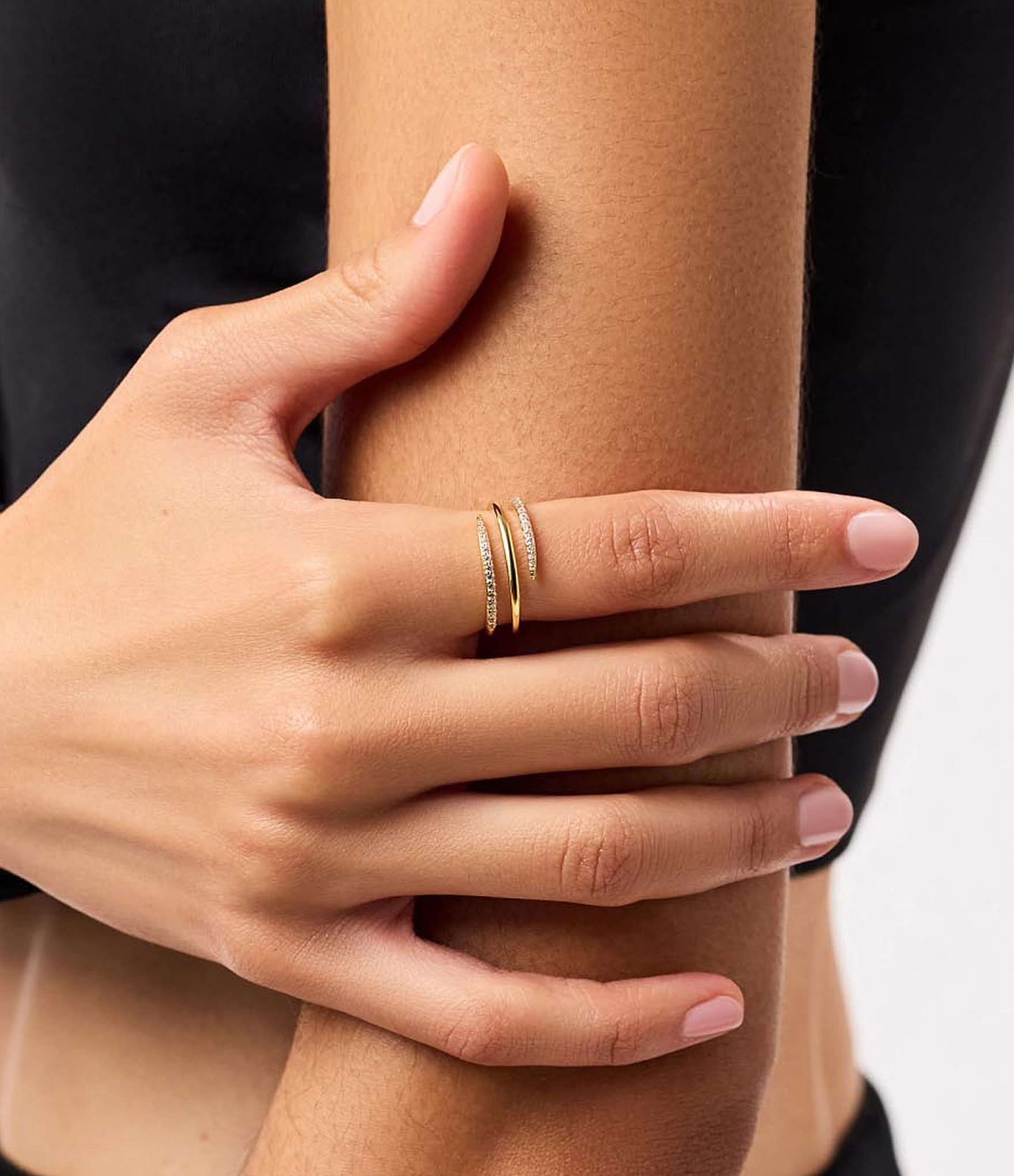 Ana Luisa Oren Triple Stacked Ring