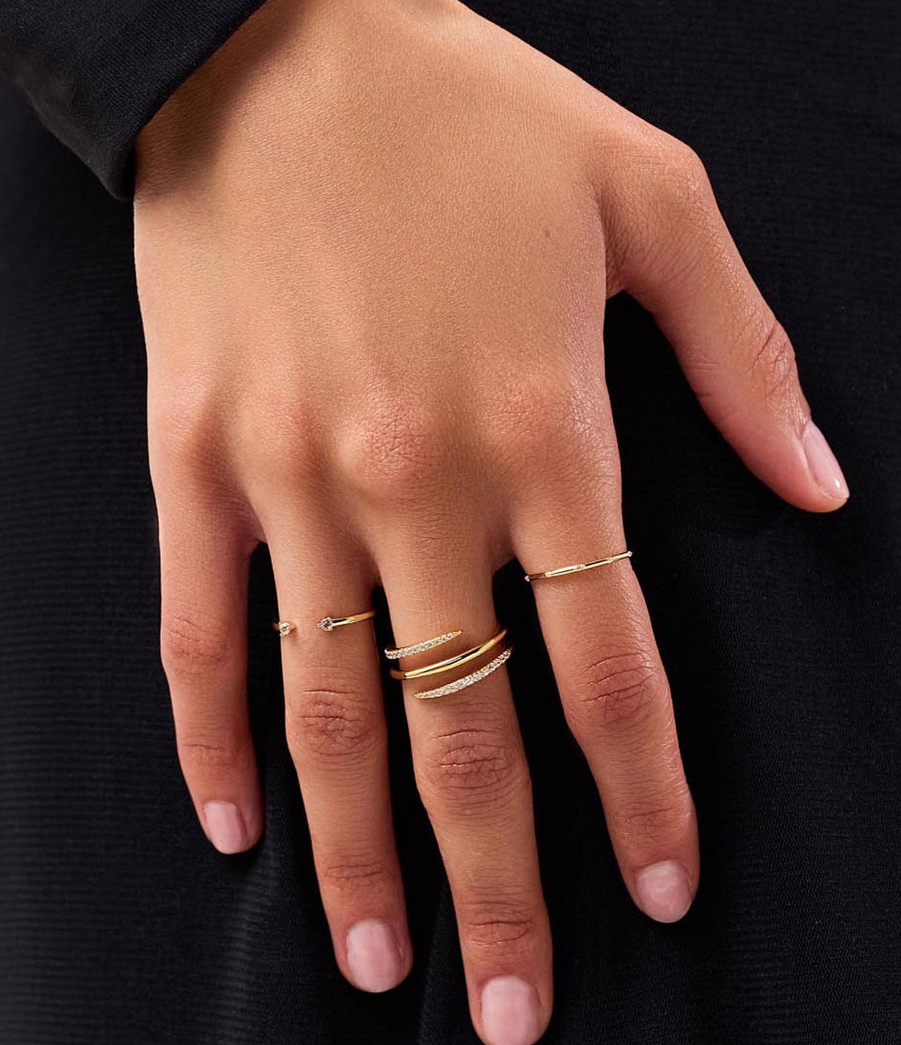 Ana Luisa Oren Triple Stacked Ring