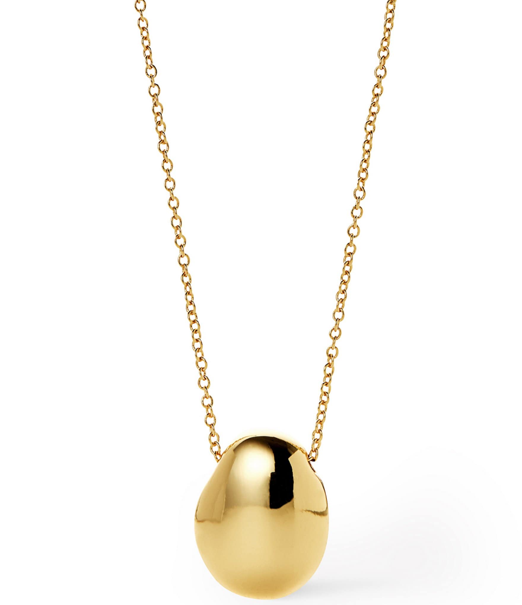 Ana Luisa Pebble Mini Short Pendant Necklace