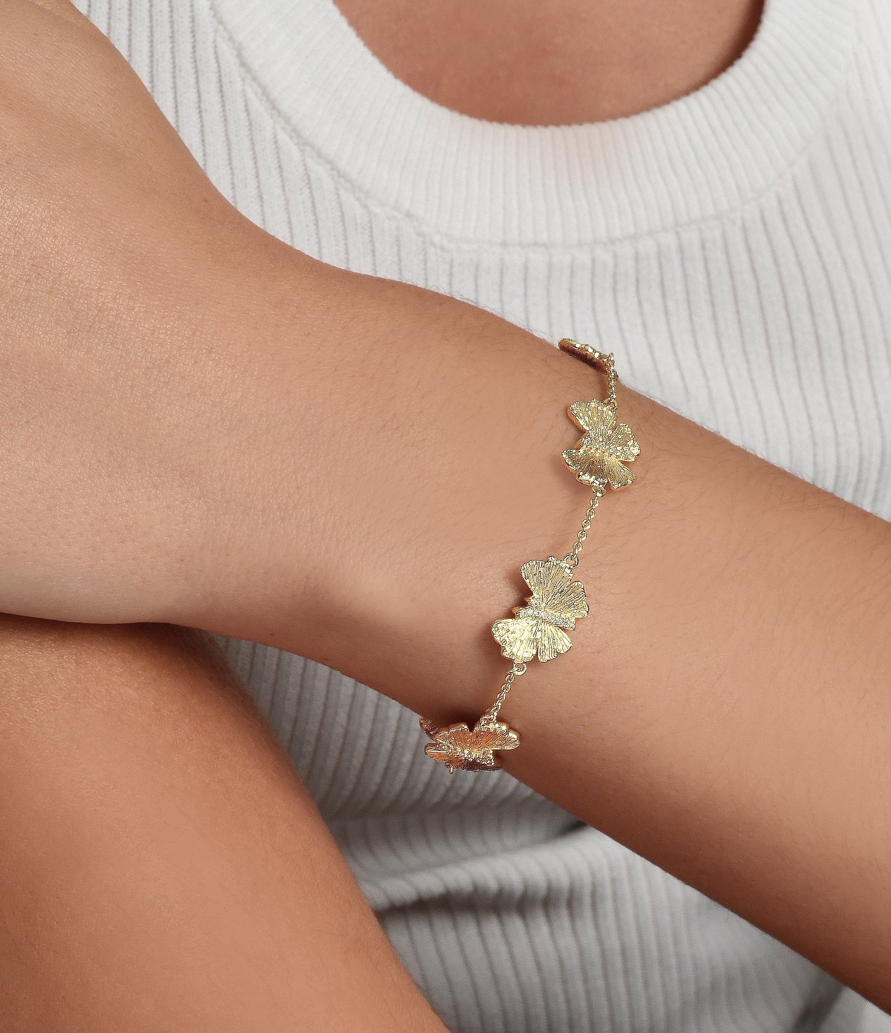Anabel Aram Butterfly Station Bracelet