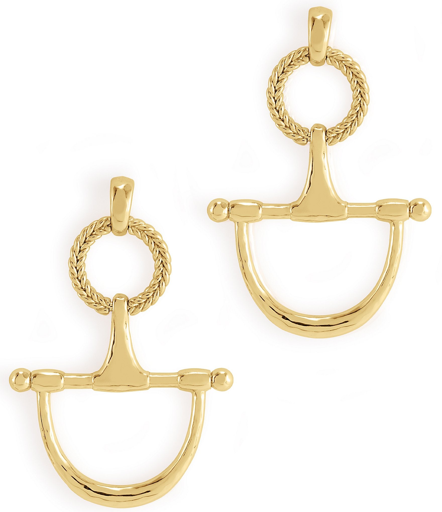 Anabel Aram Cheval Bit Drop Earrings