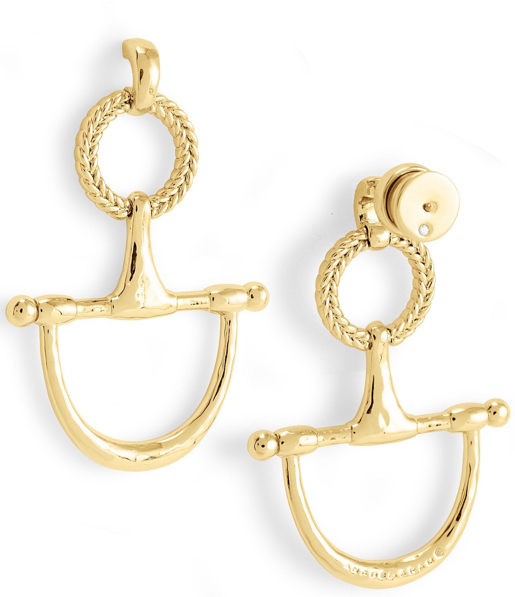 Anabel Aram Cheval Bit Drop Earrings