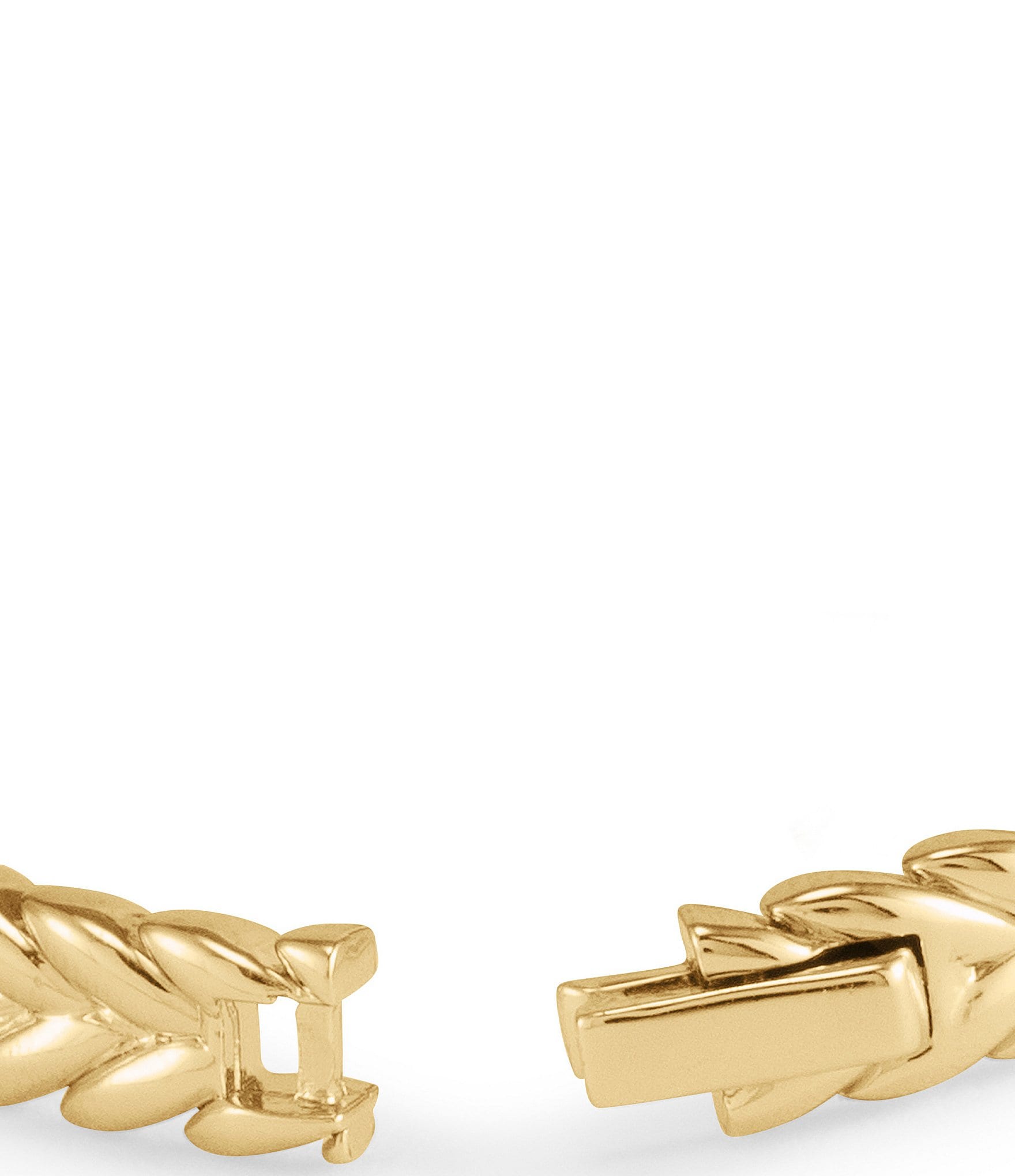 Anabel Aram Cheval Braid Hinged Bangle Bracelet