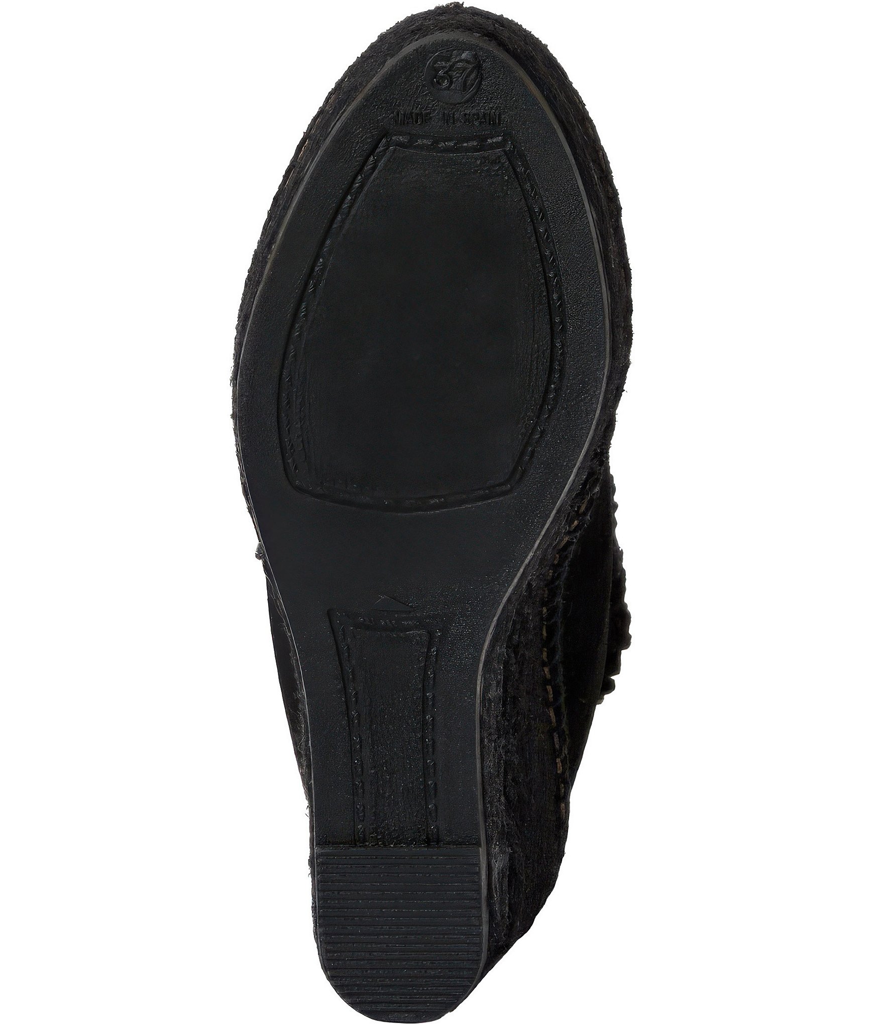 Andre Assous Charlotte Suede Faux Shearling Cuff Platform Wedge Booties