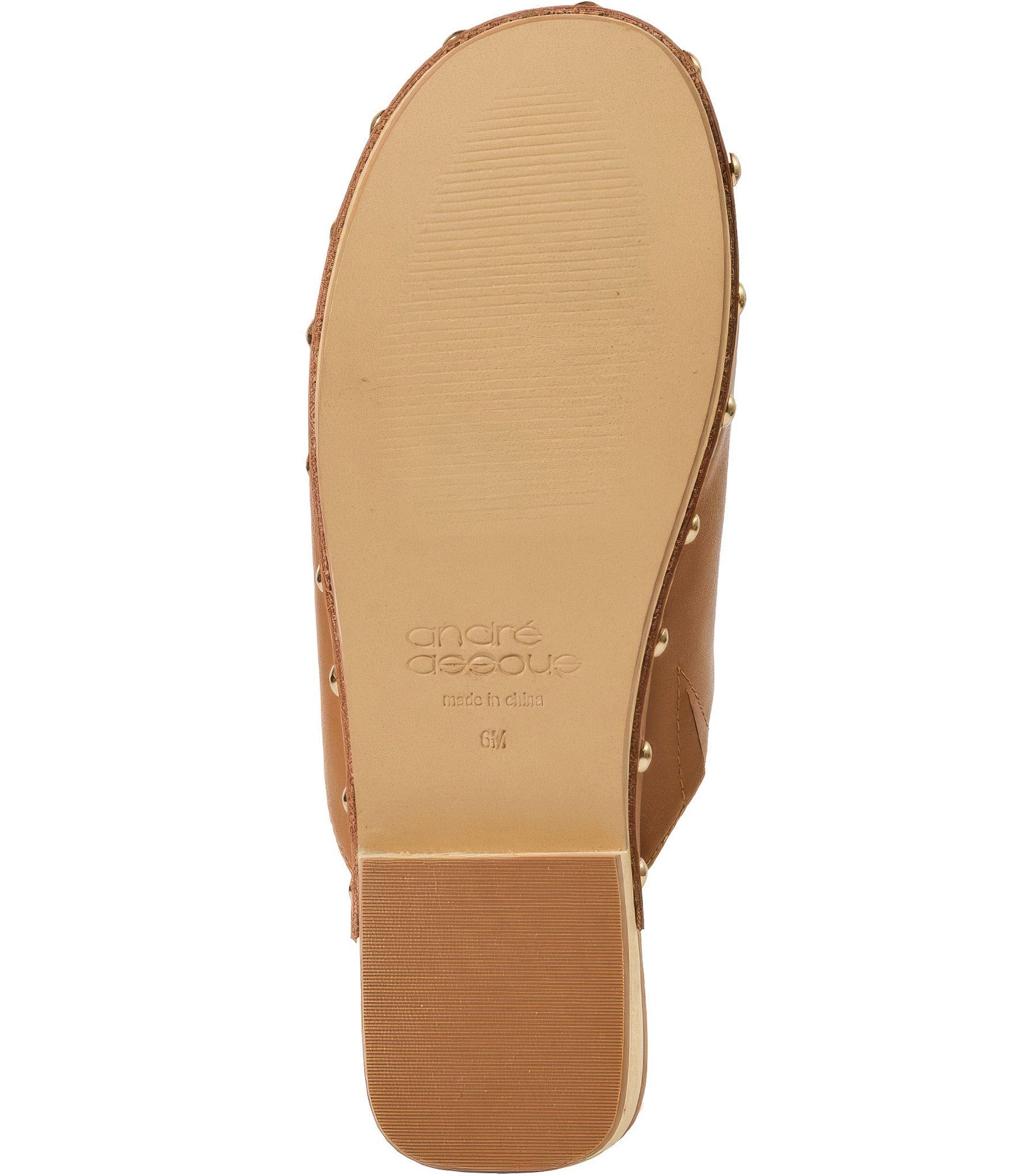 Andre Assous Jocelyn Leather Faux Shearling Lined Clogs