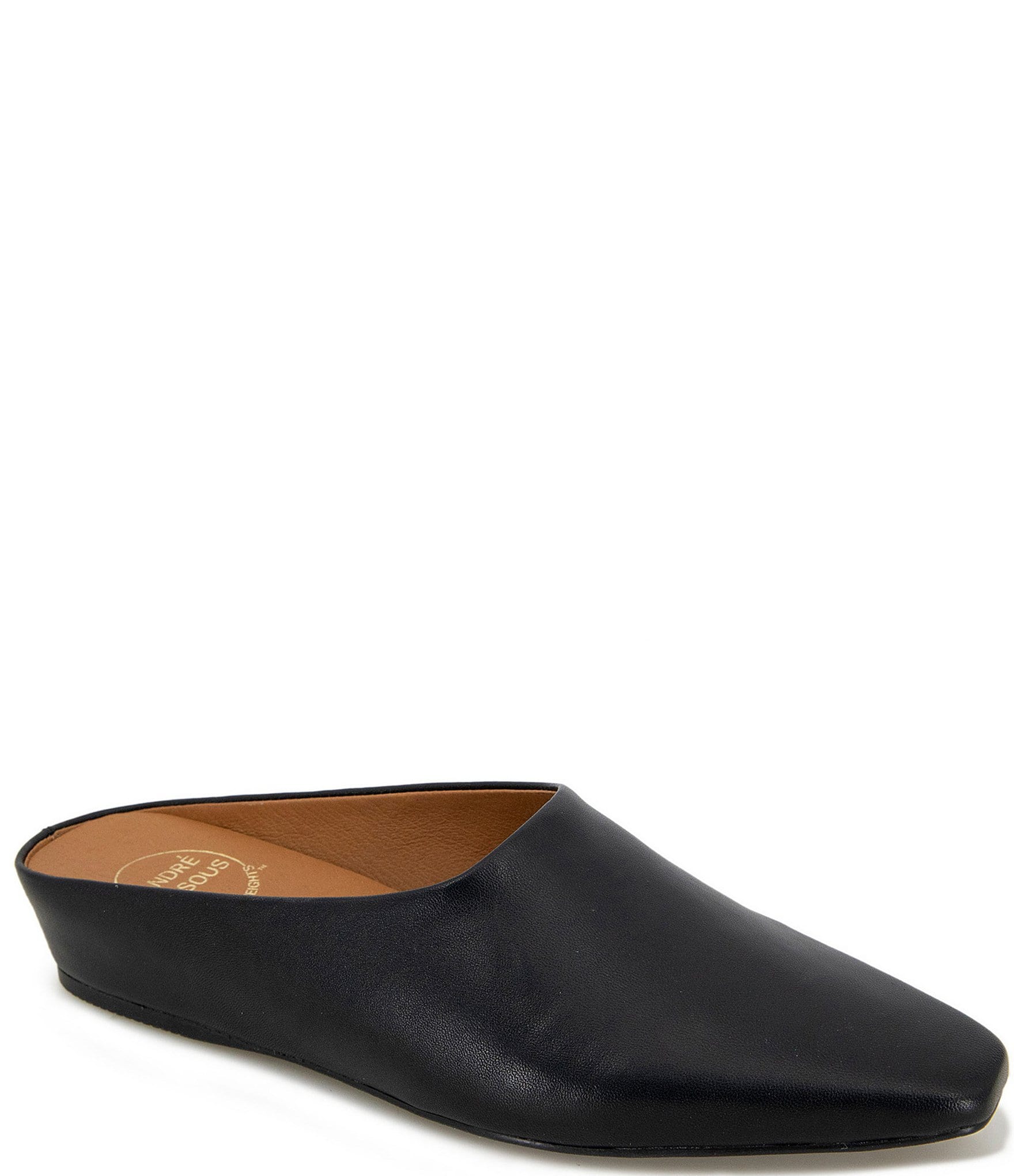 Andre Assous Norma Featherweight Water Resistant Leather Mules